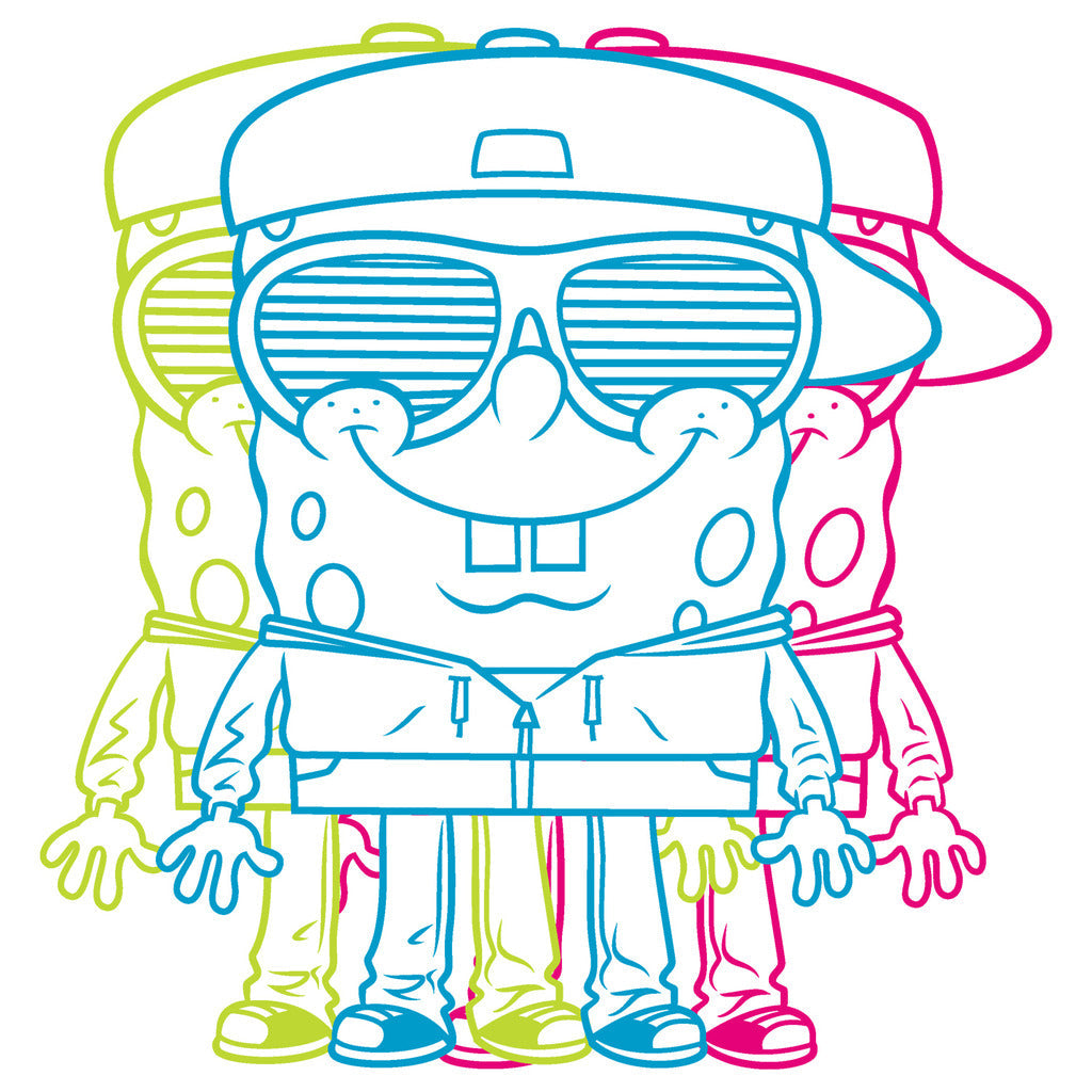 SpongeBob SquarePants 3D Official Men's T-Shirt ()