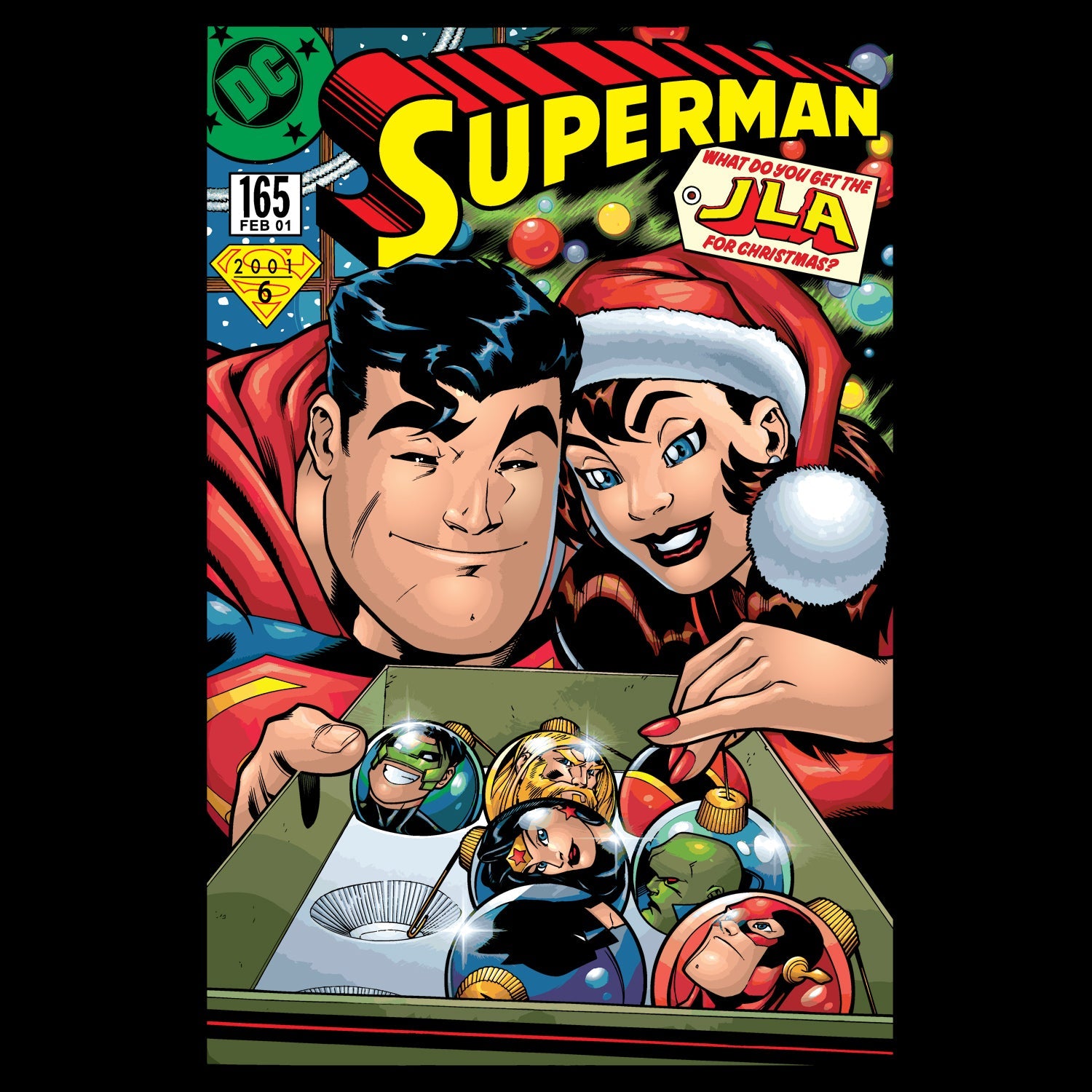 DC Comics Superman Cover 165 Xmas Official Sweatshirt ()