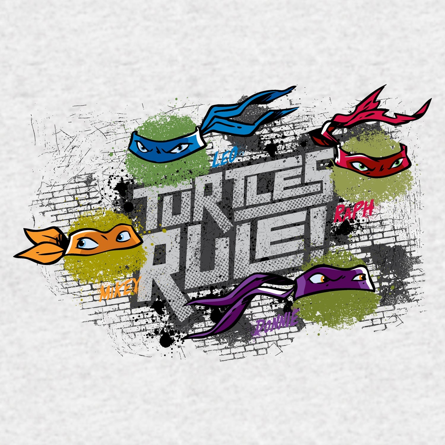 TMNT Gang Rule Official Men's T-shirt ()