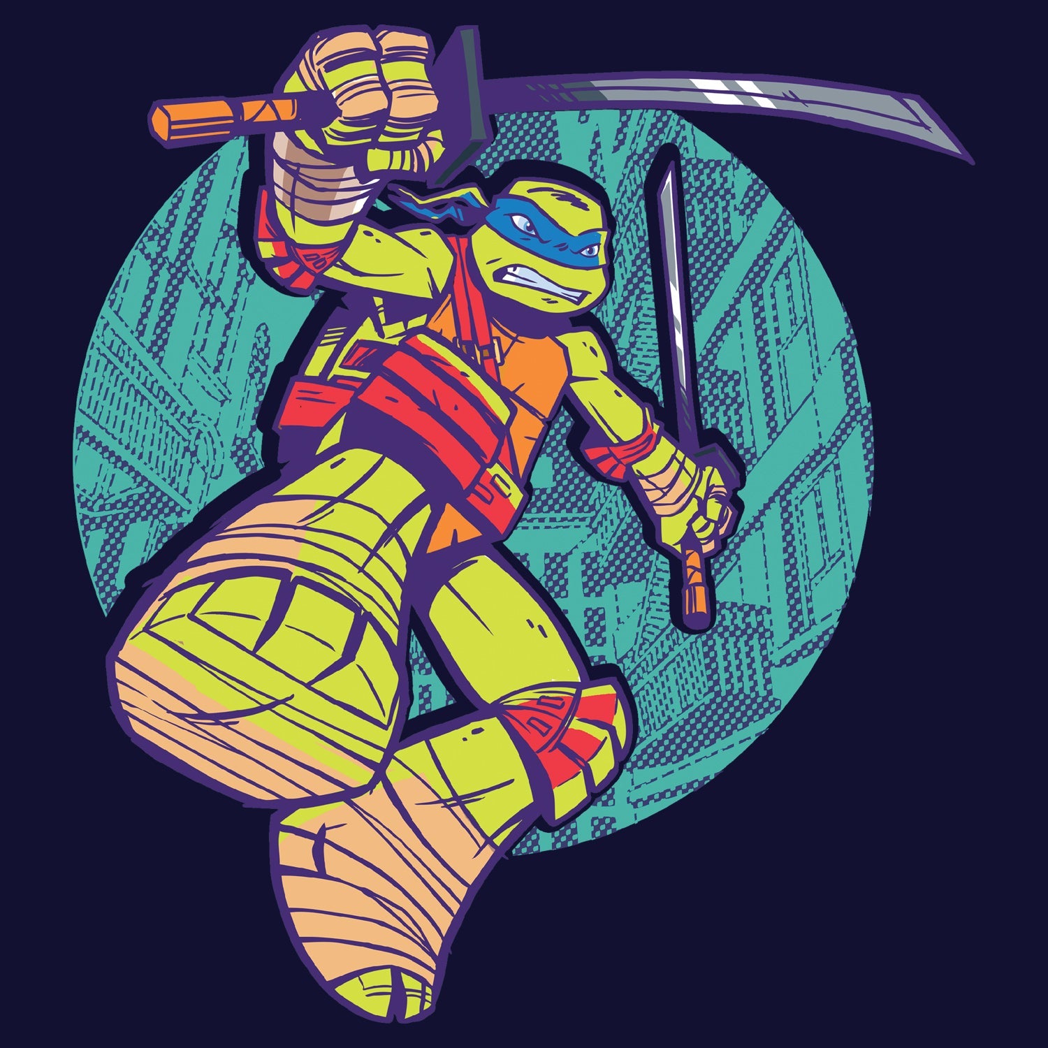 TMNT Leonardo Character Official Kid's T-Shirt ()