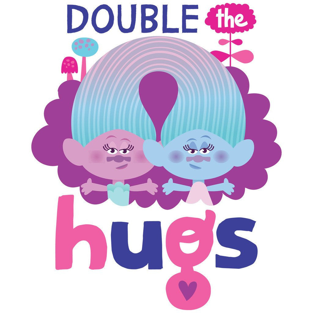 Trolls Double Hugs Official Kid's T-Shirt ()
