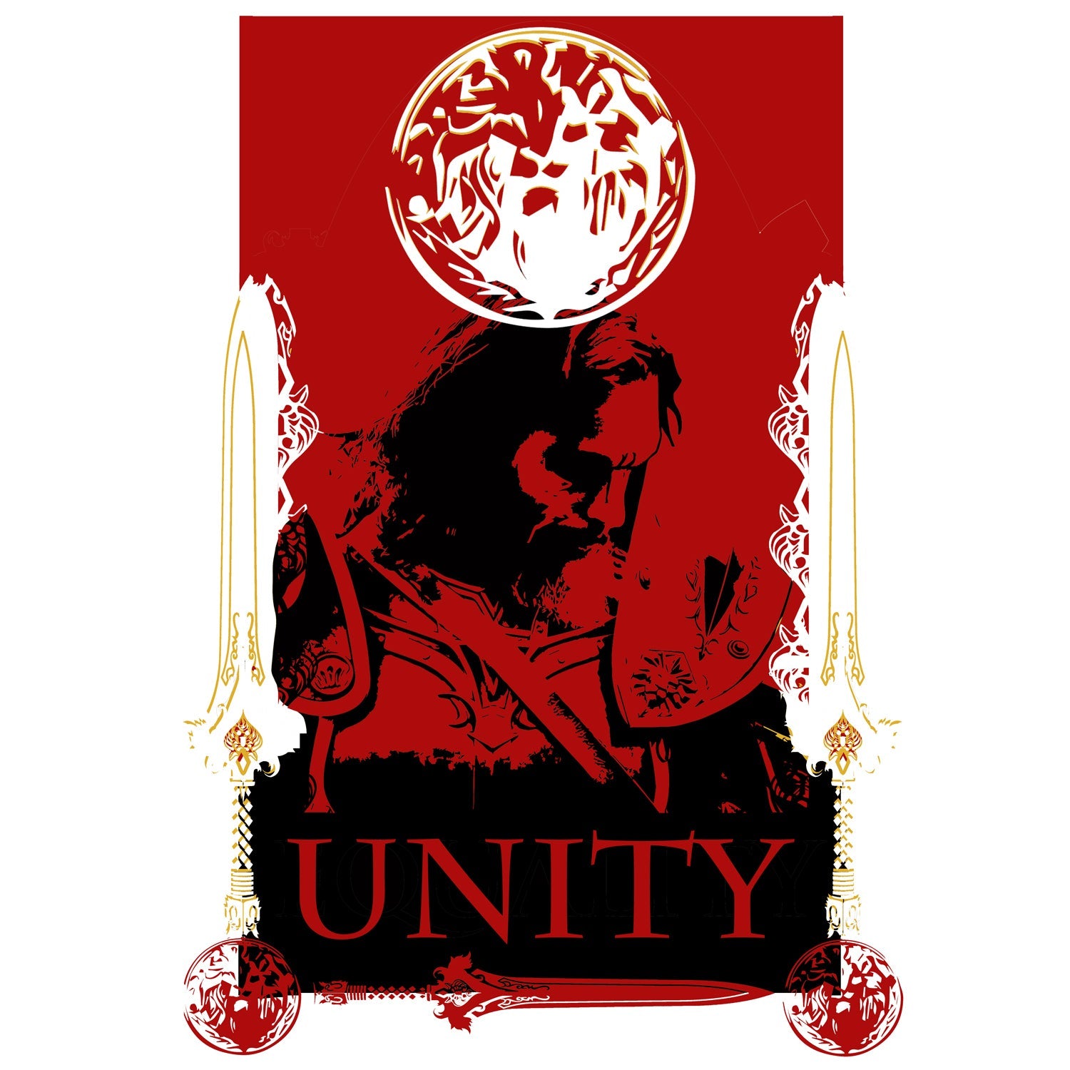 Warcraft Alliance Poster Unity Official Men's T-shirt ()