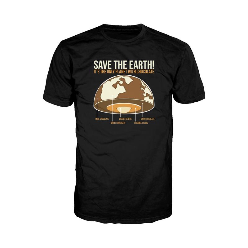 Weird Science Save The Earth - Chocolate Official Men's T-Shirt ()