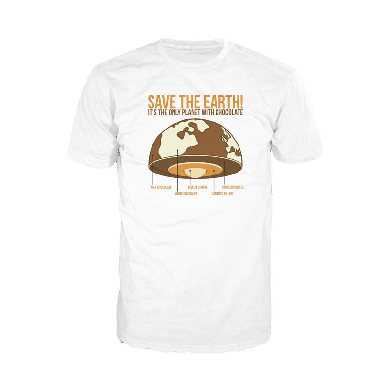 Weird Science Save The Earth - Chocolate Official Men's T-Shirt ()