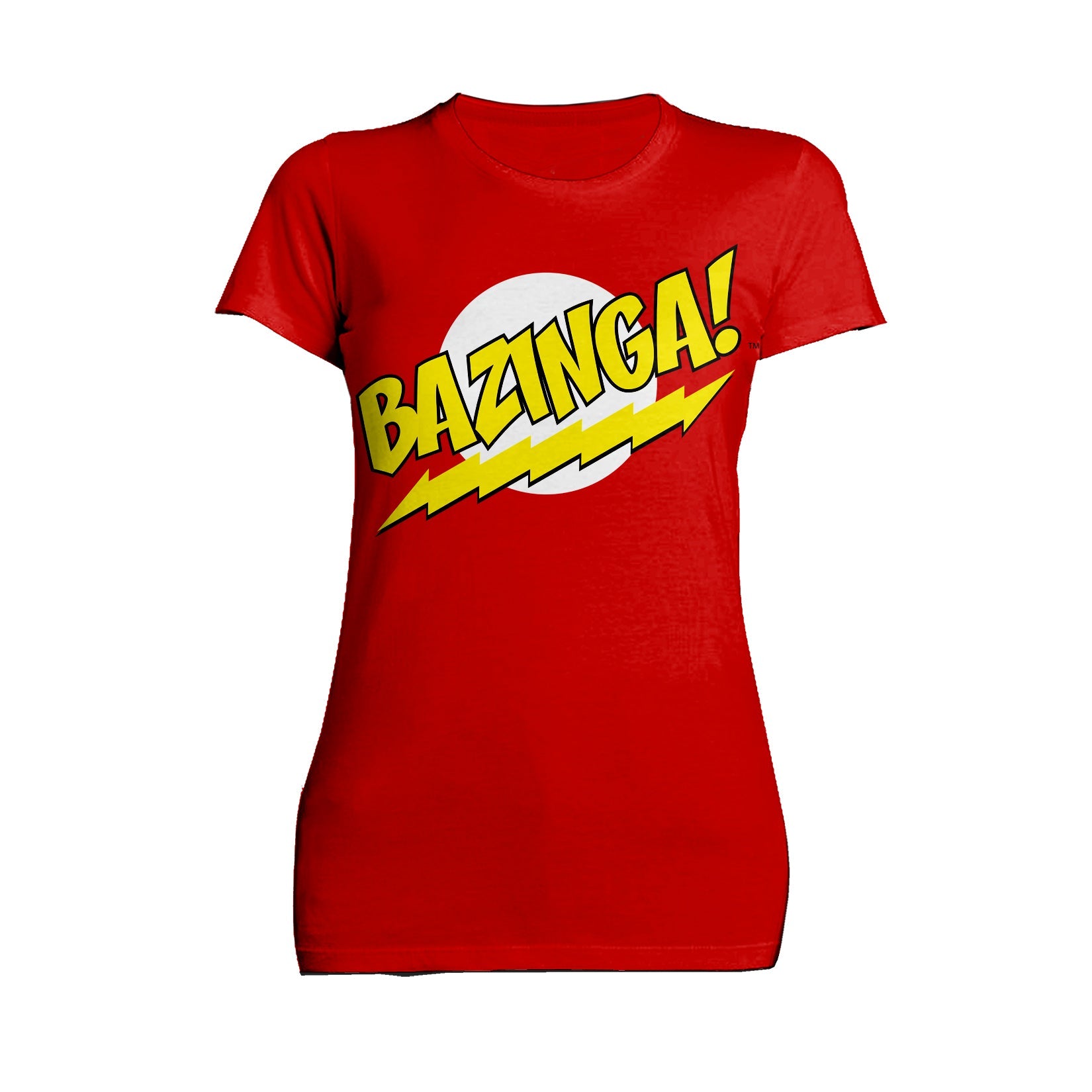 Big Bang Theory +Logo Bazinga Official Women's T-Shirt