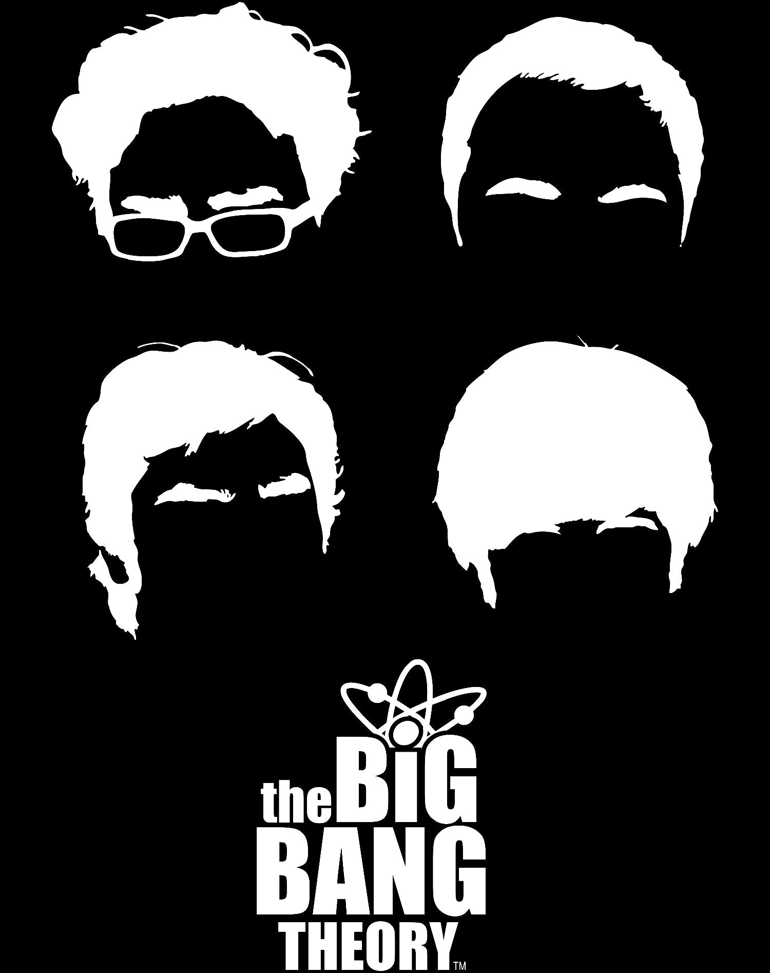 Big Bang Theory +Logo Group Hair Official Women's T-shirt