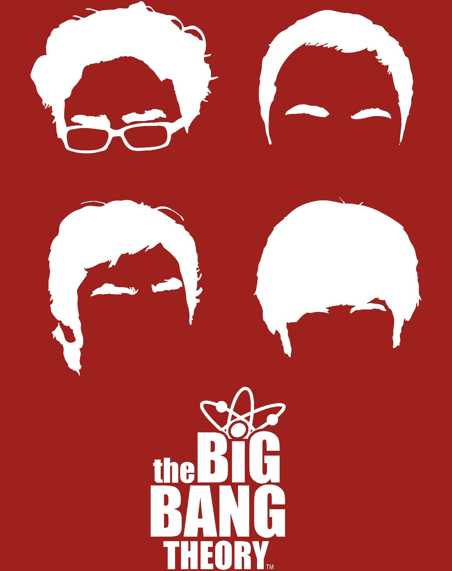 Big Bang Theory +Logo Group Hair Official Women's T-shirt