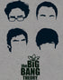 Big Bang Theory +Logo Group Hair Official Men's T-shirt