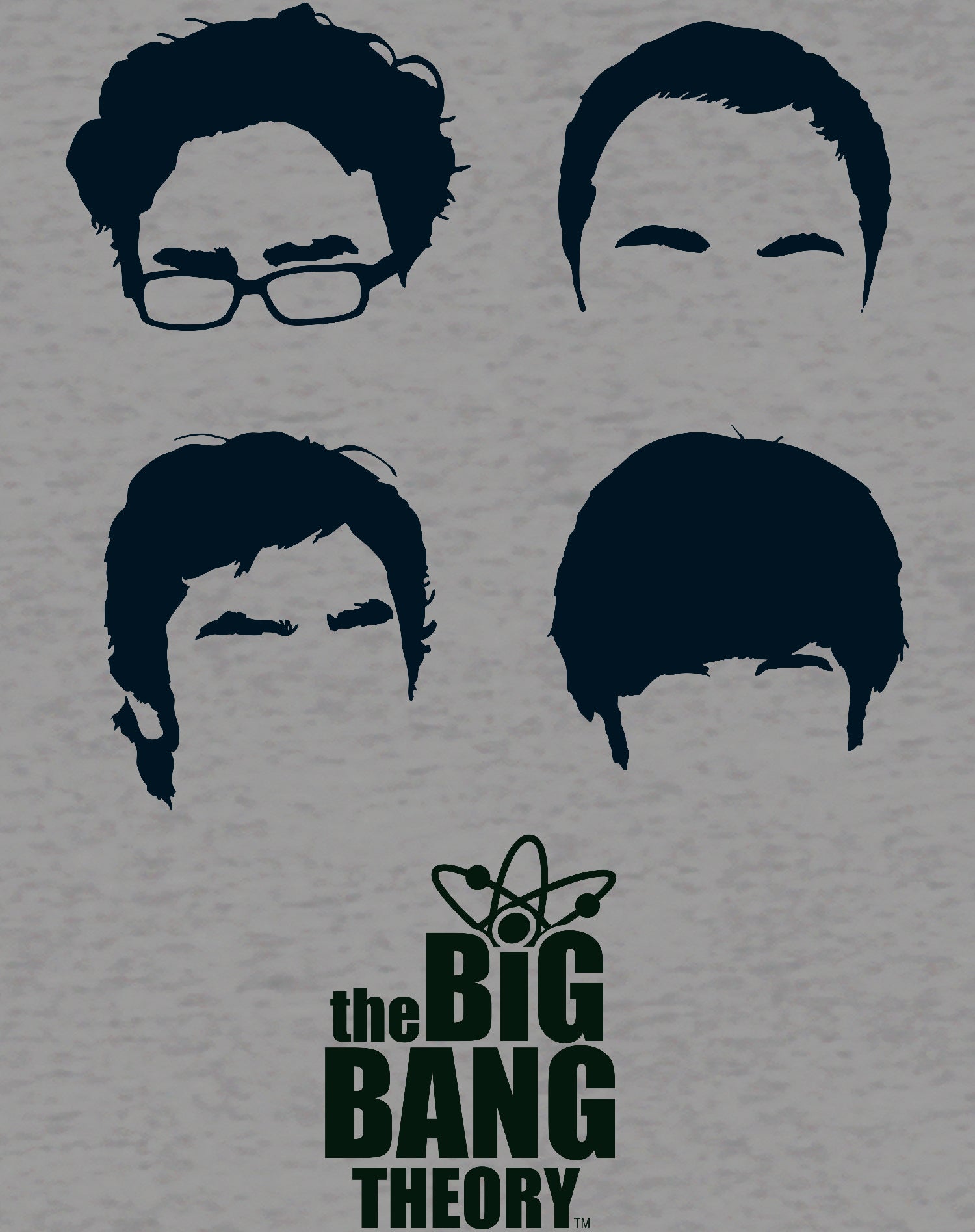 Big Bang Theory +Logo Group Hair Official Women's T-shirt