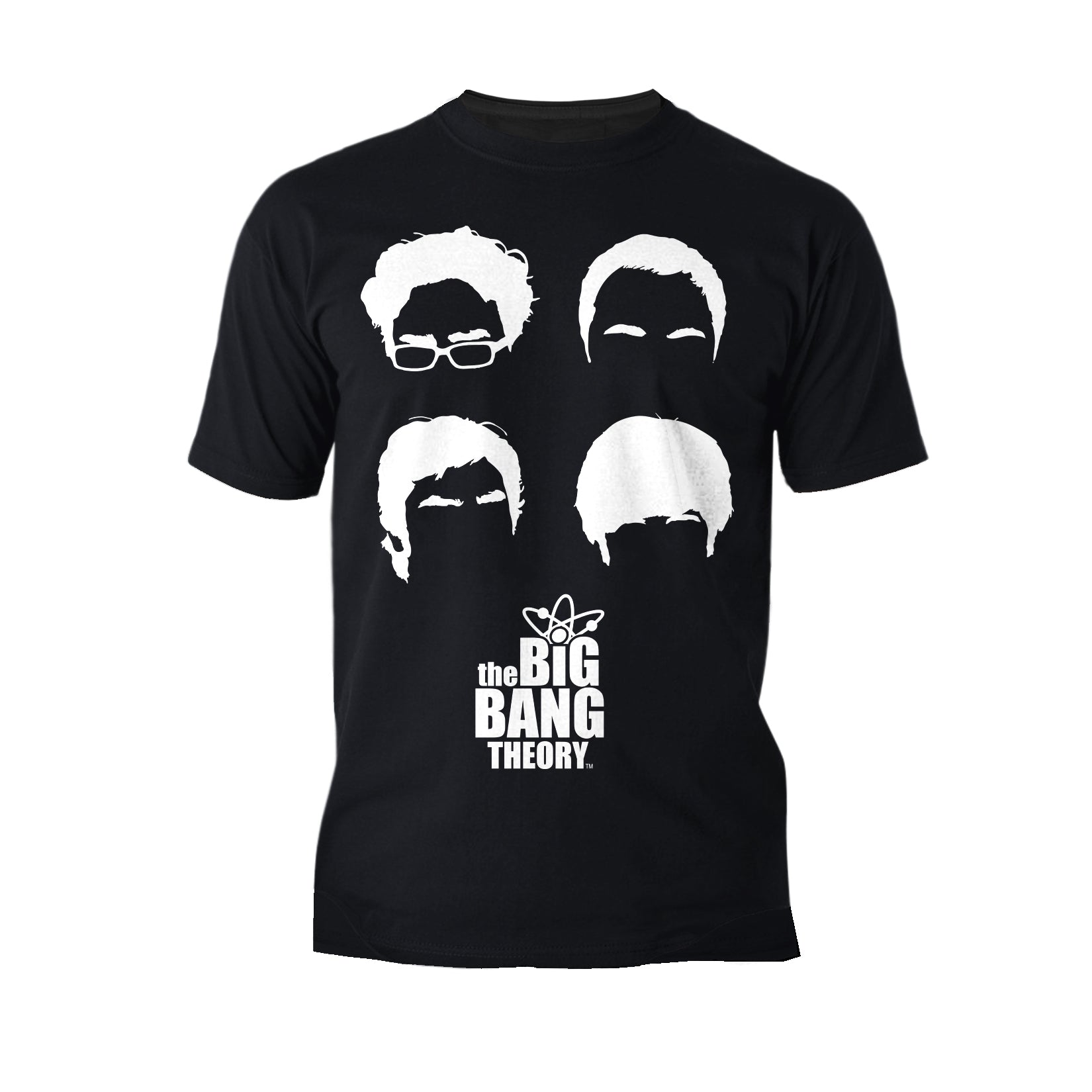 Big Bang Theory +Logo Group Hair Official Men's T-shirt