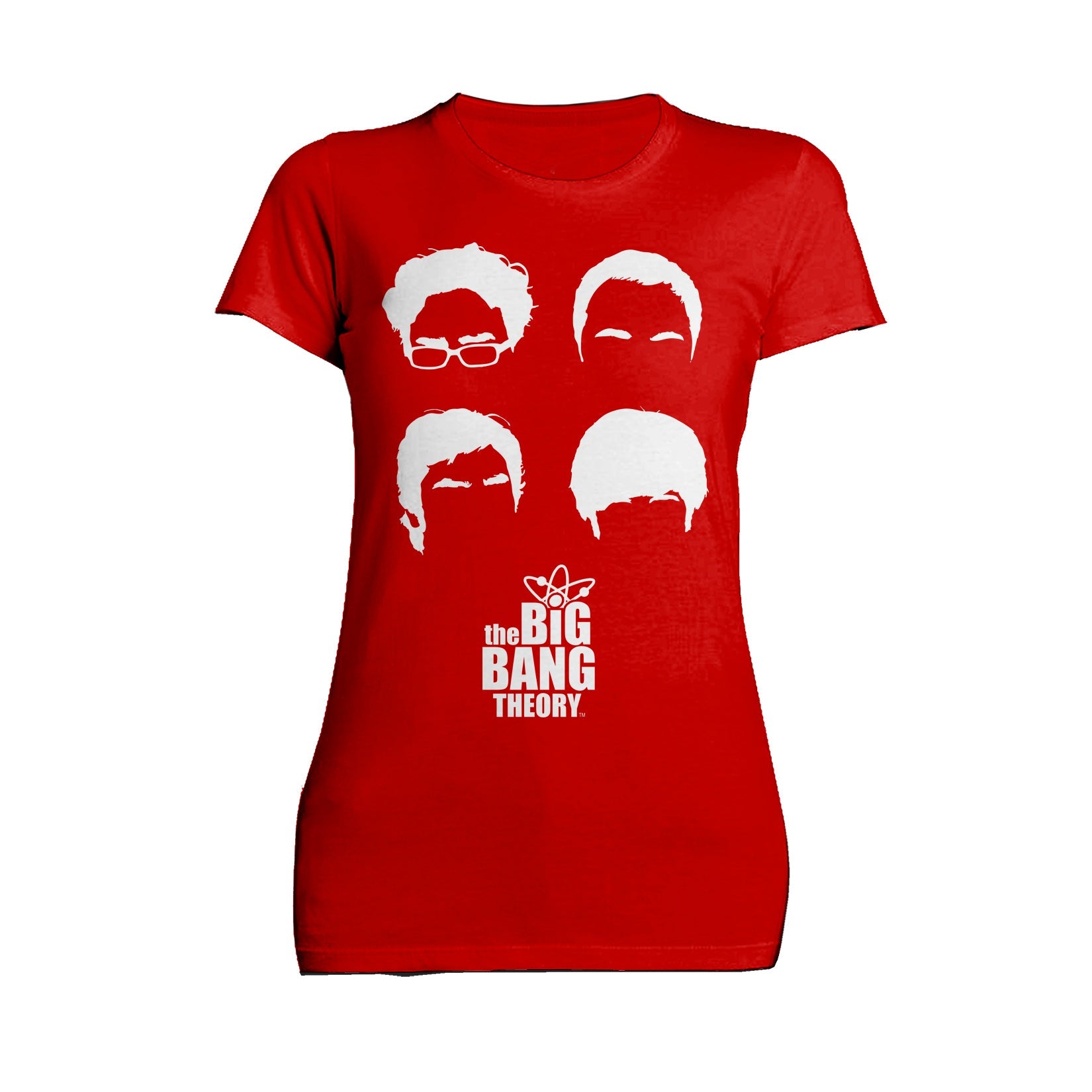 Big Bang Theory +Logo Group Hair Official Women's T-shirt