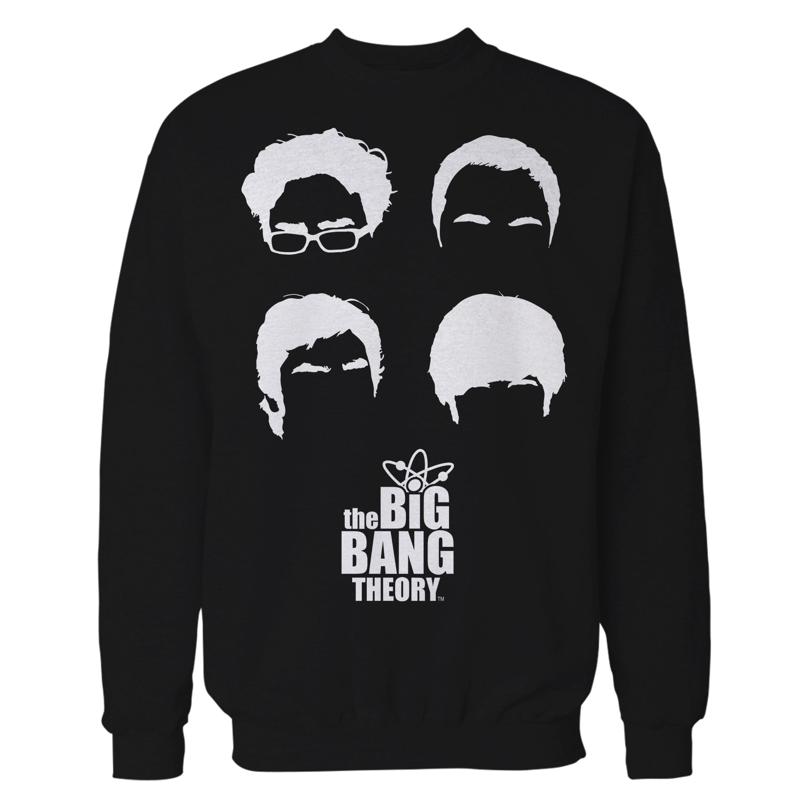 Big Bang Theory +Logo Group Hair Official Sweatshirt