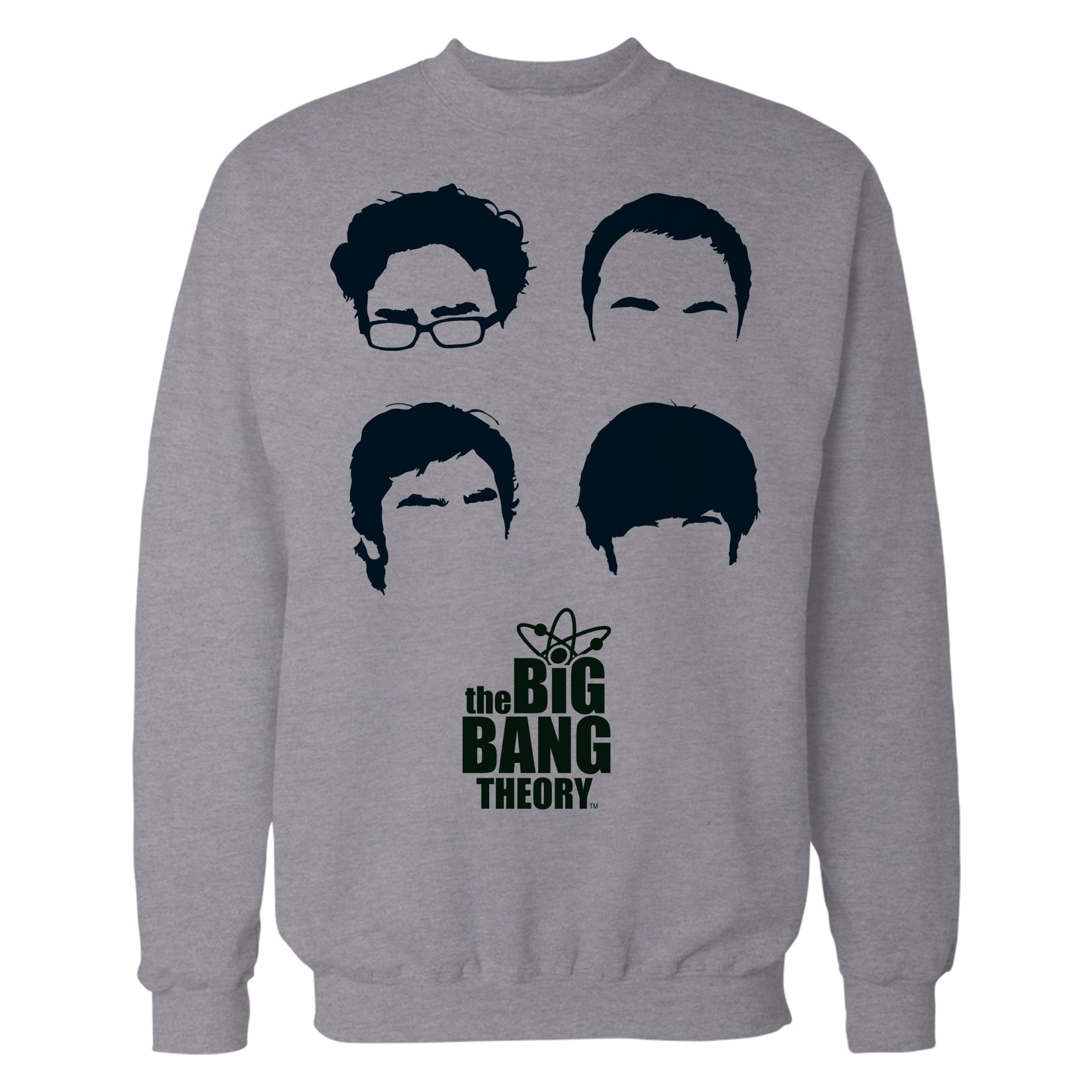 Big Bang Theory +Logo Group Hair Official Sweatshirt
