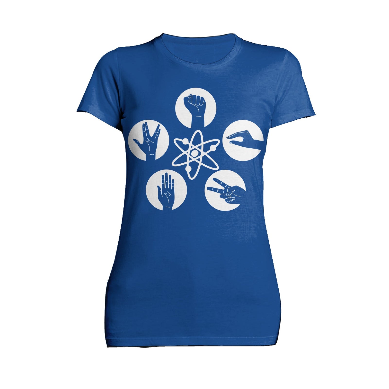 Big Bang Theory +Logo Rock Lizard Spock Official Women's T-shirt