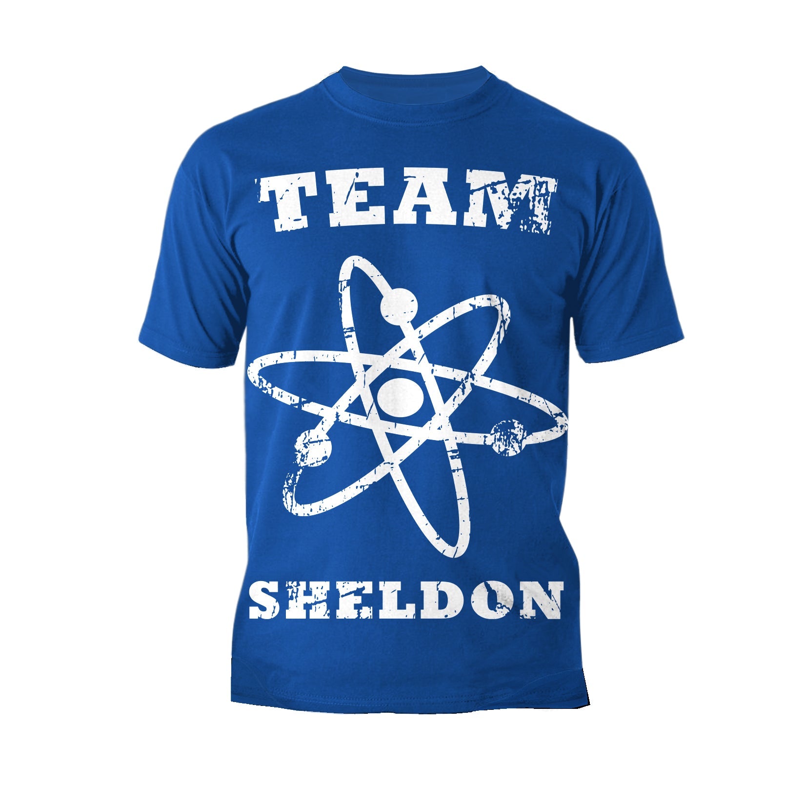 Big Bang Theory +Logo Team Sheldon Atom Official Men's T-shirt
