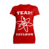 Big Bang Theory +Logo Team Sheldon Atom Official Women's T-shirt