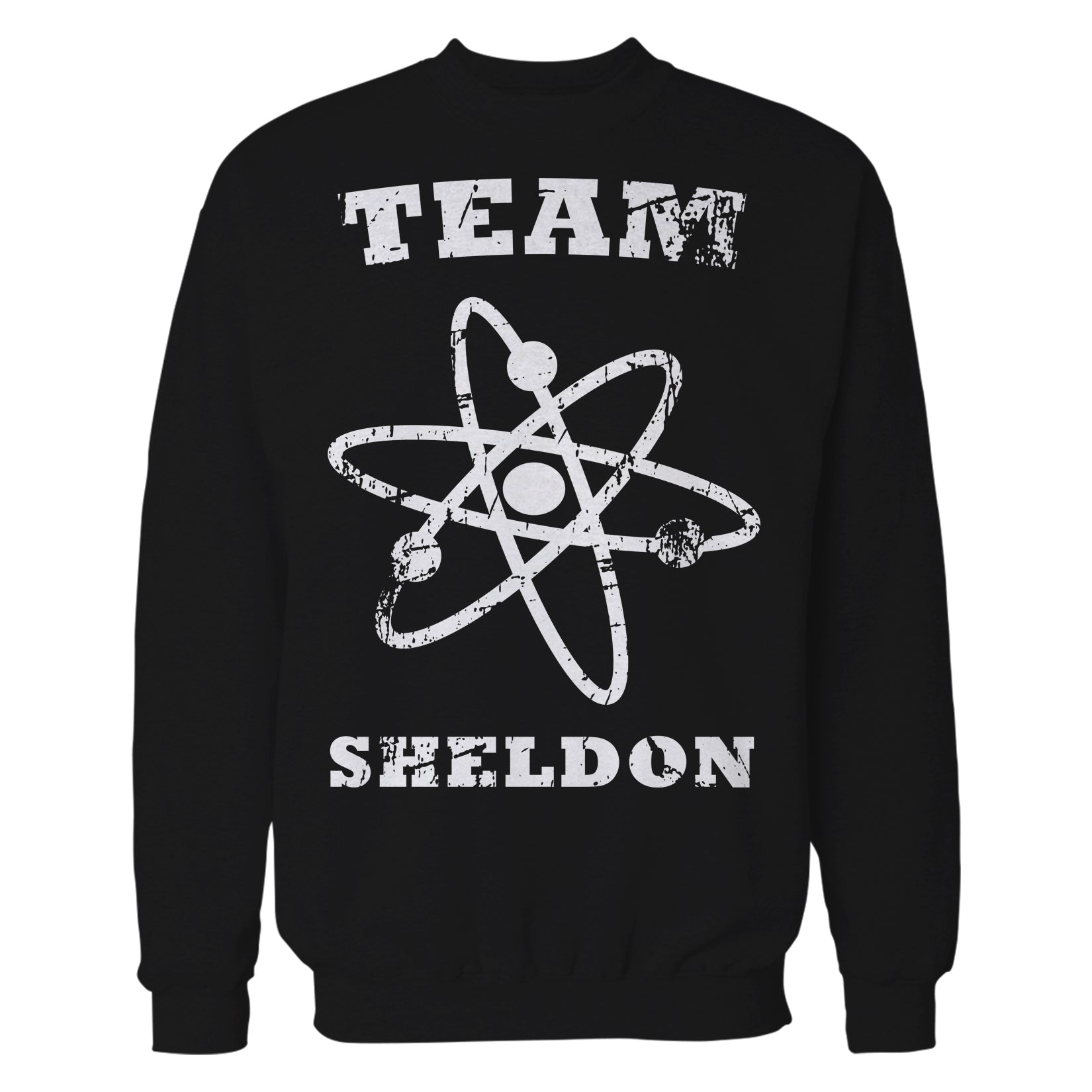 Big Bang Theory +Logo Team Sheldon Atom Official Sweatshirt
