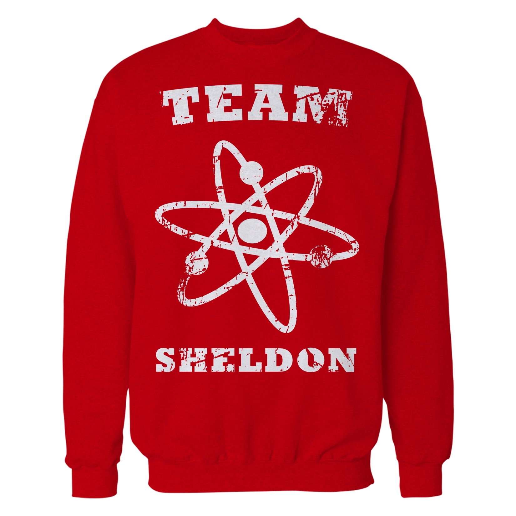 Big Bang Theory +Logo Team Sheldon Atom Official Sweatshirt
