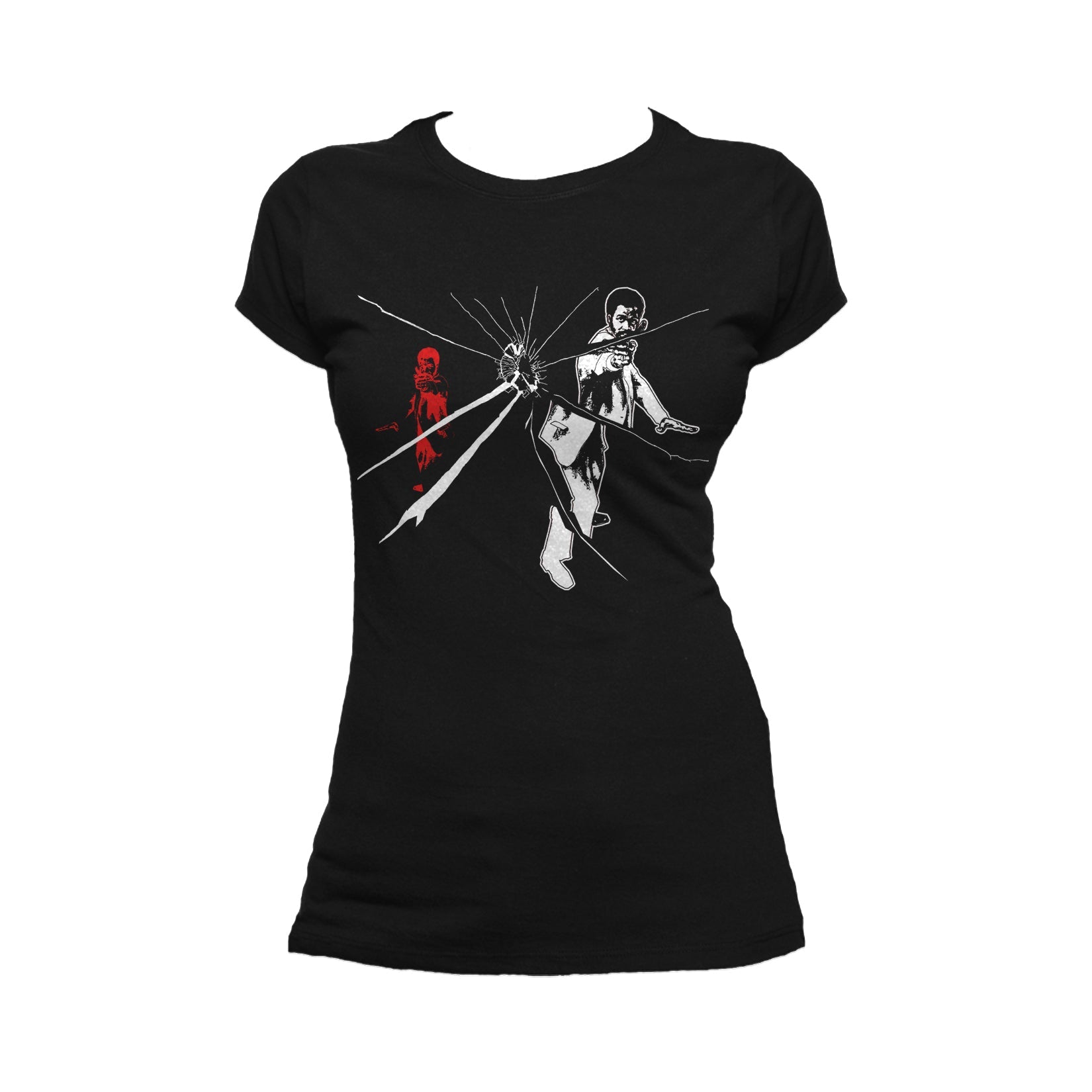 US Brand X Future Retro Blaxploitation Bad Mutha Official Women's T-shirt ()