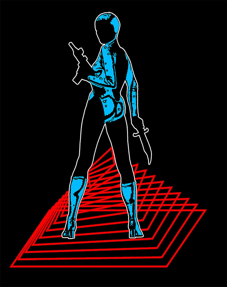 US Brand X Future Retro Cleo Pose Official Women's T-shirt ()