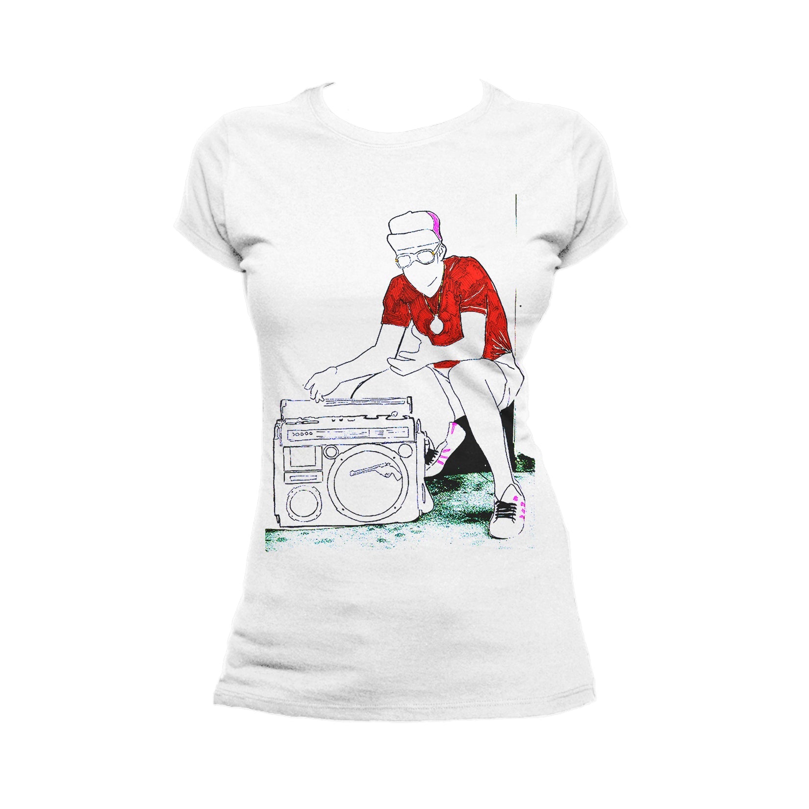 US Brand X Old's Kool Boom Box Official Women's T-Shirt ()