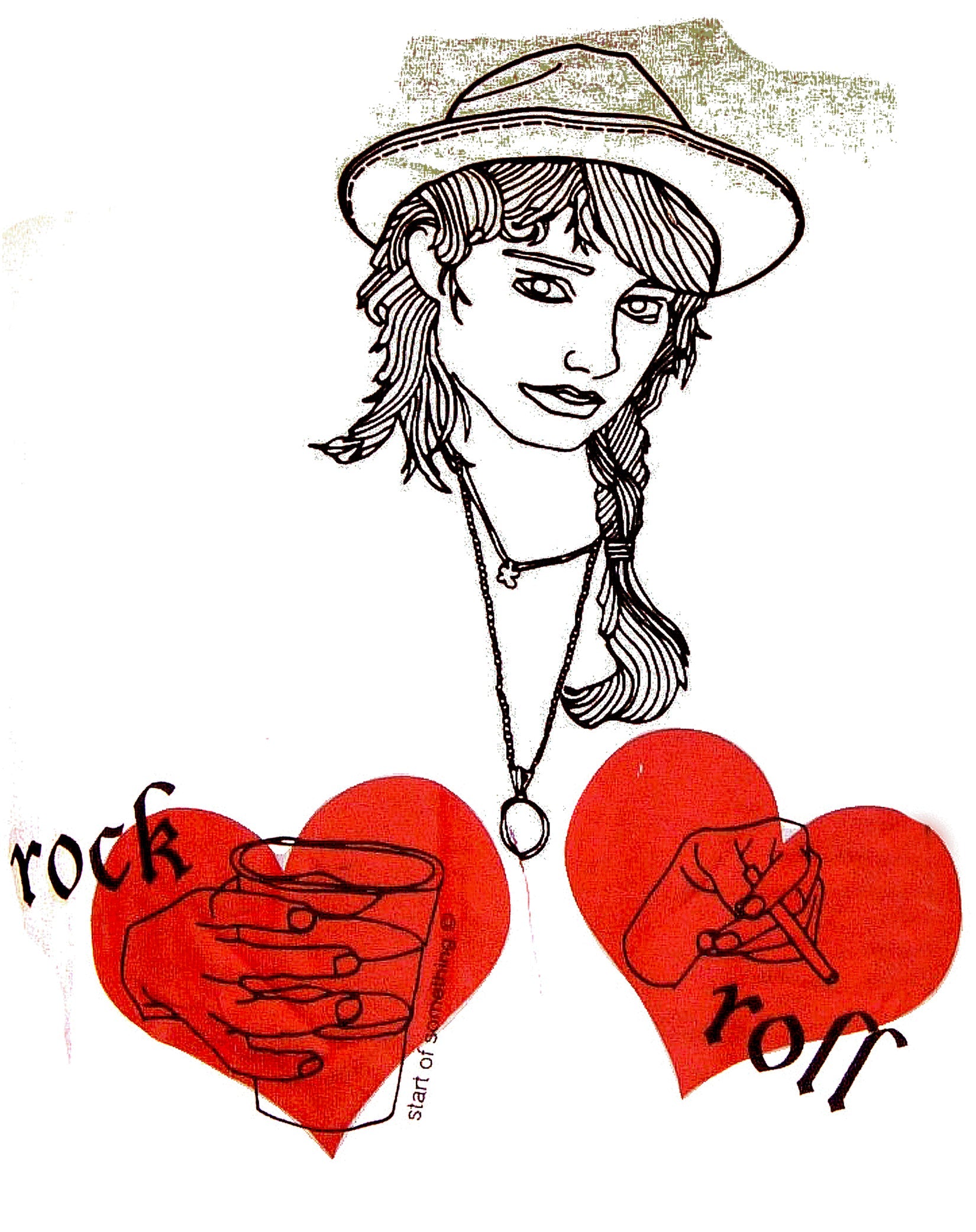 US Brand X Old's Kool Rock n Roll Official Women's T-Shirt ()