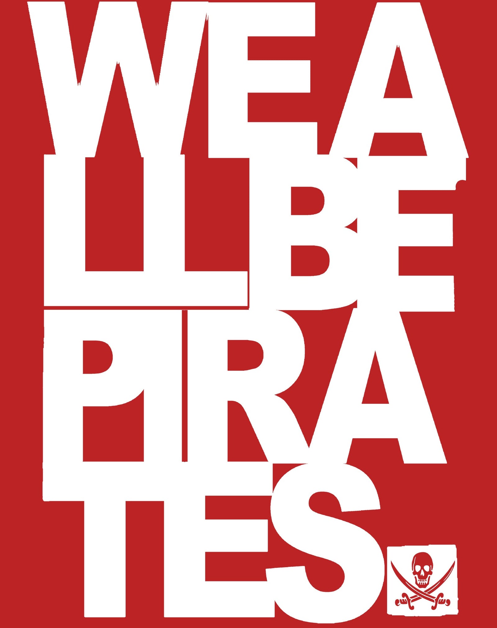 US Brand X Sci Funk We Be Pirates Official Women's T-Shirt ()