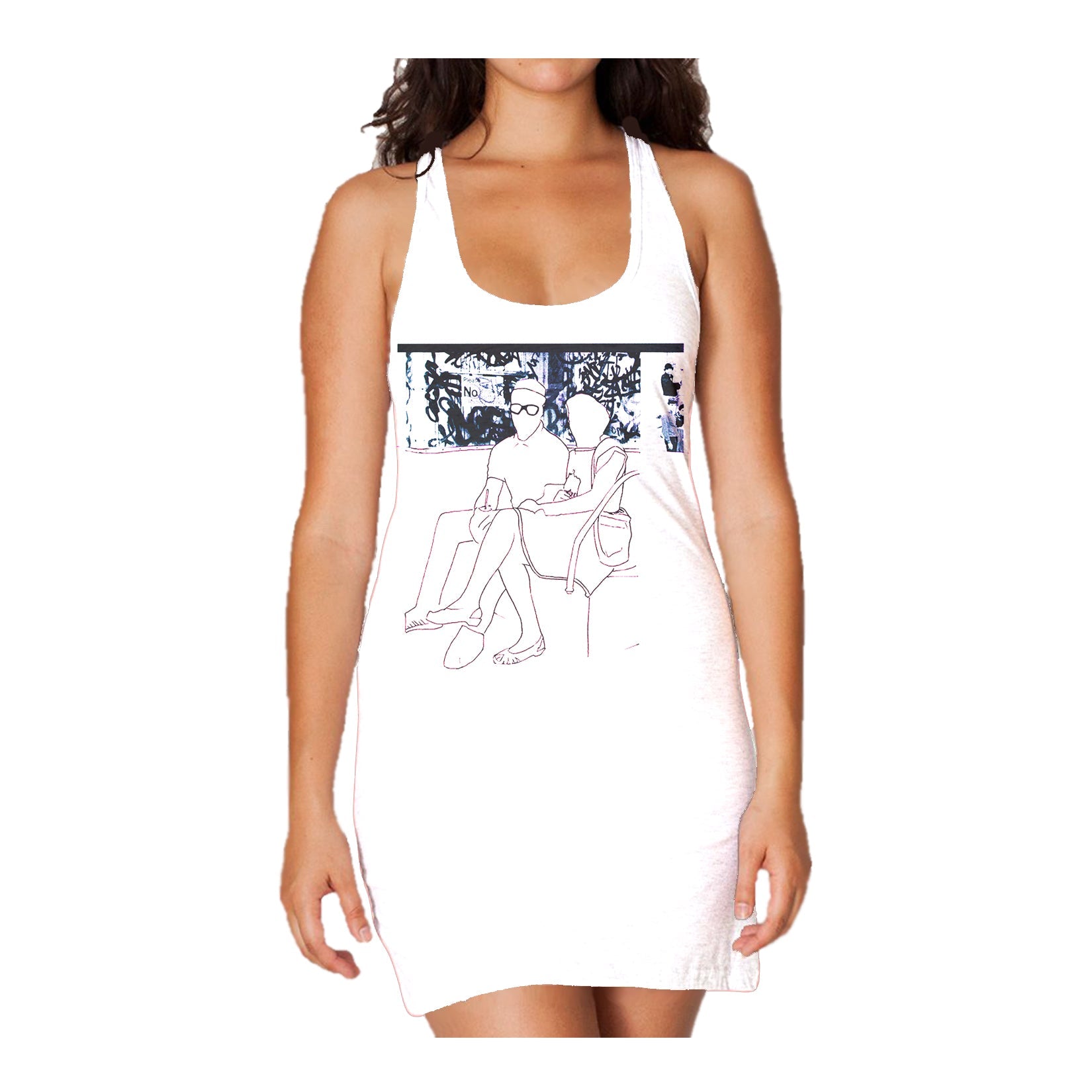 US Brand X Old's Kool Ghetto Love Official Women's Tank Dress ()