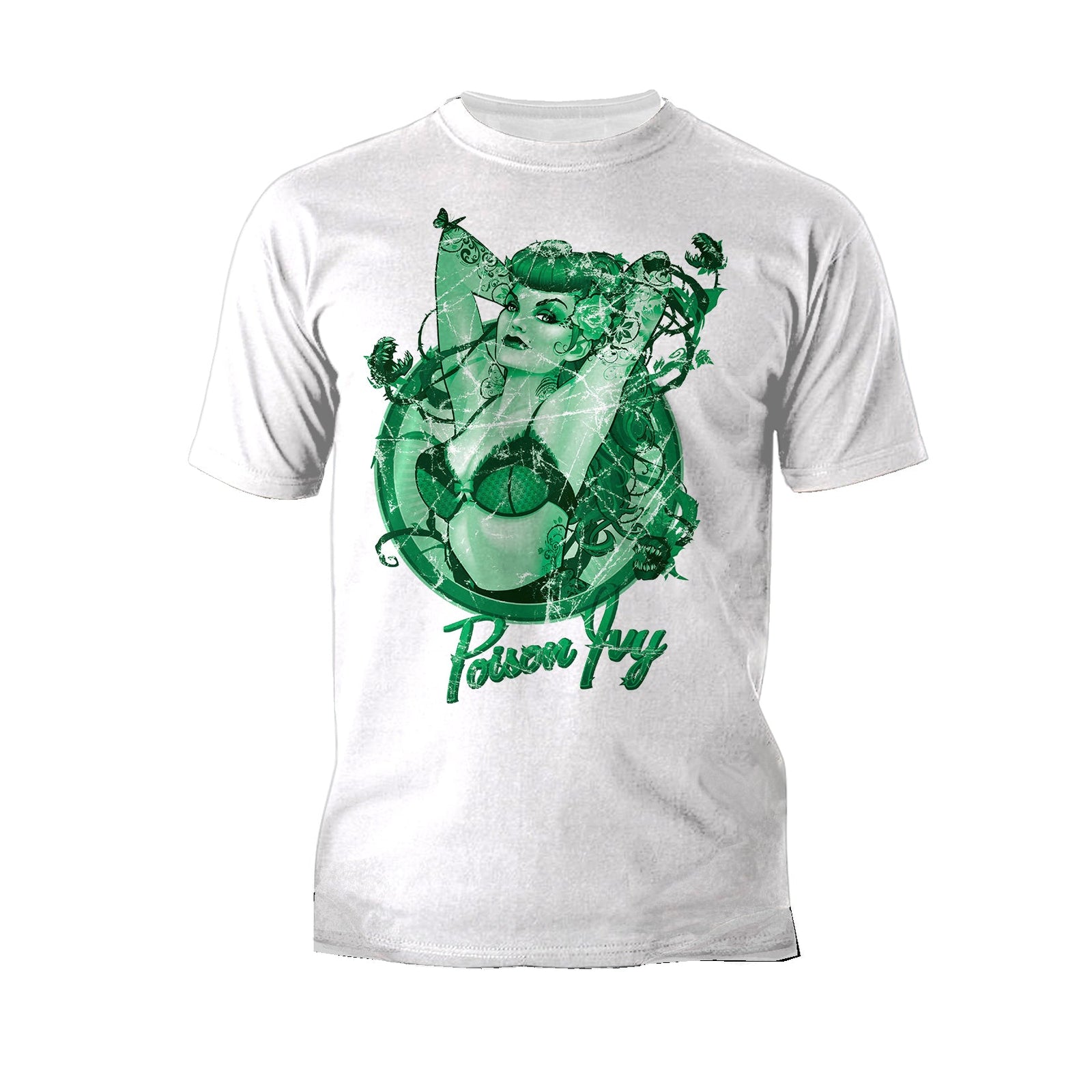 DC Comics Bombshells Poison Ivy Character Official Men's T-Shirt