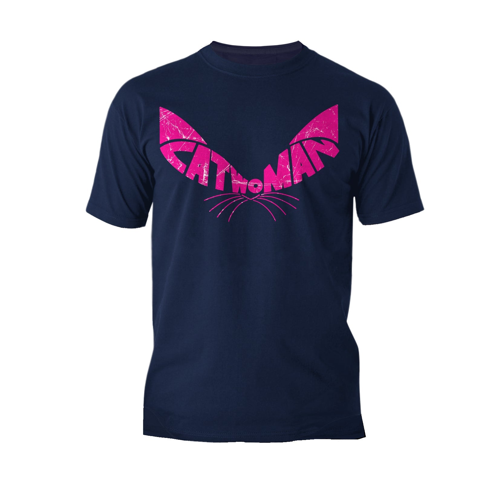 DC Comics Catwoman Logo Ears Dist Official Men's T-Shirt