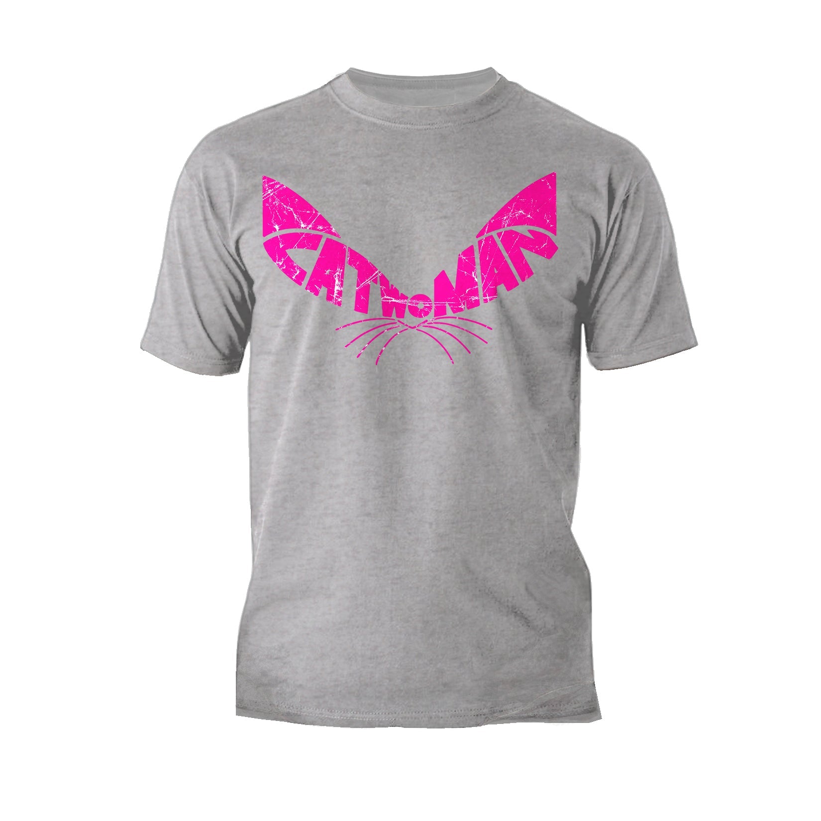 DC Comics Catwoman Logo Ears Dist Official Men's T-Shirt