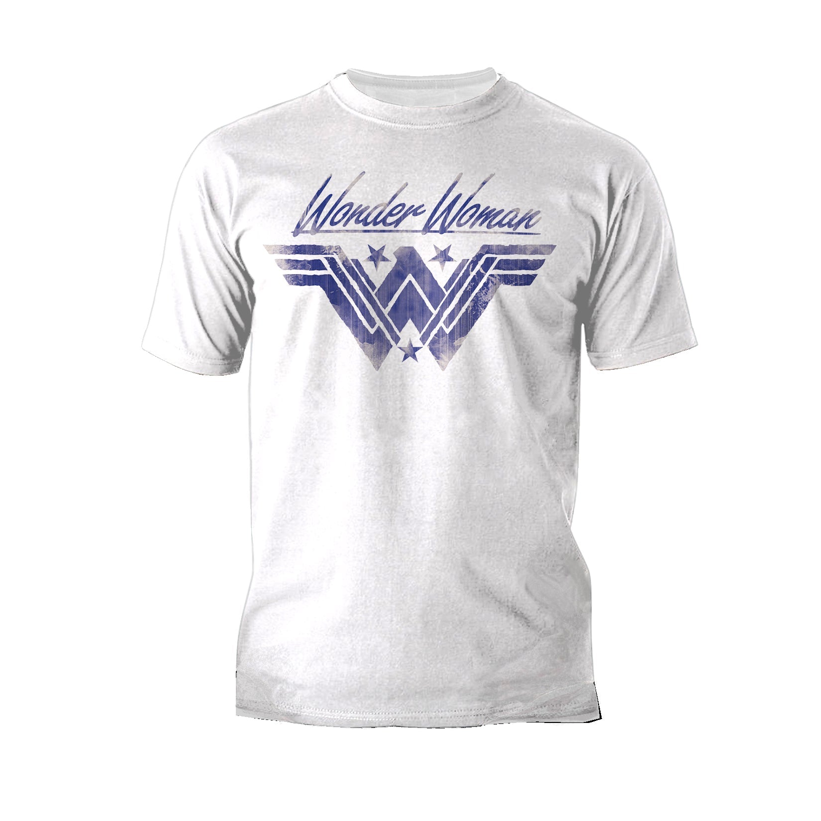DC Comics Wonder Woman Logo Watermark Official Men's T-Shirt