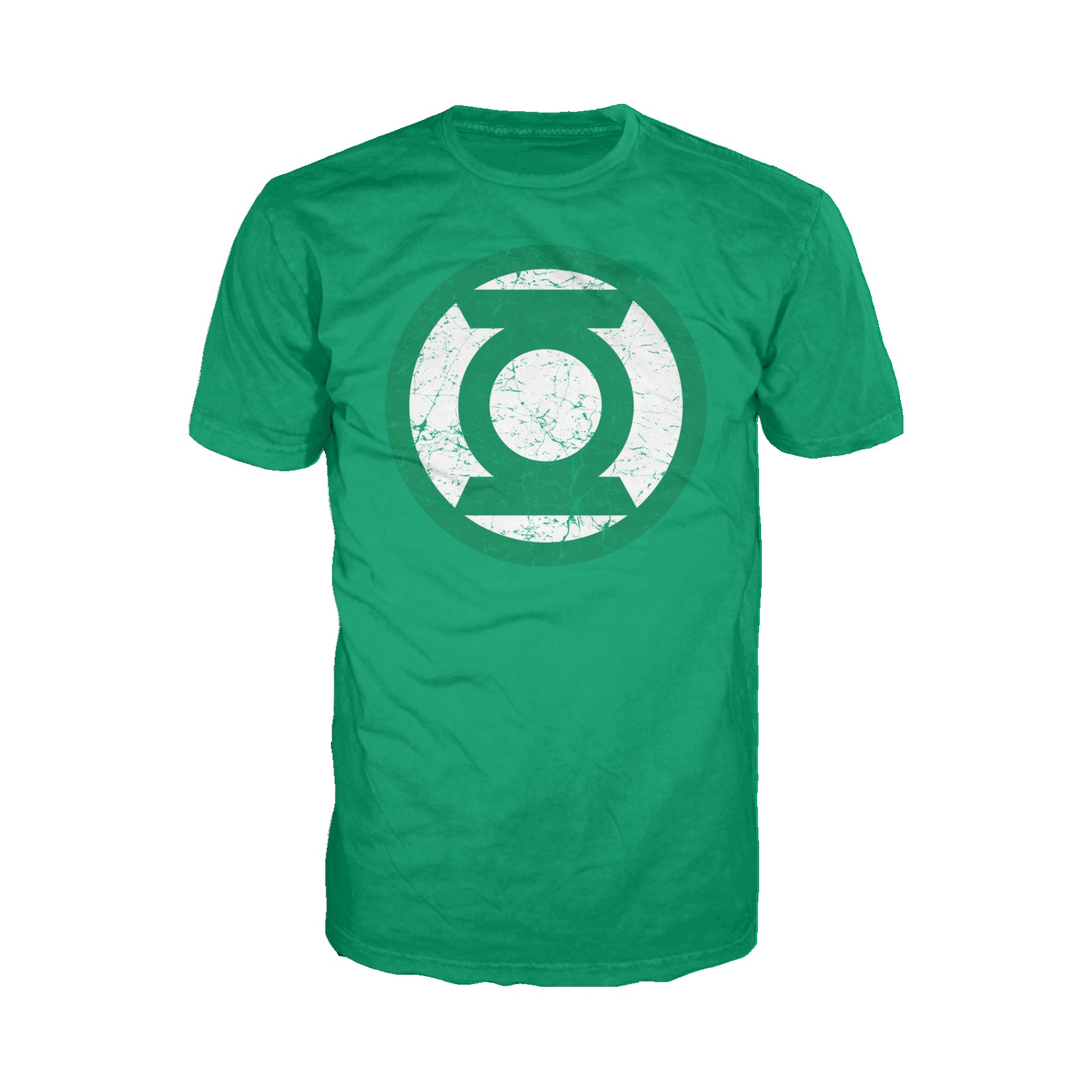 DC Comics  Lantern Distressed Logo Official Men's T-shirt