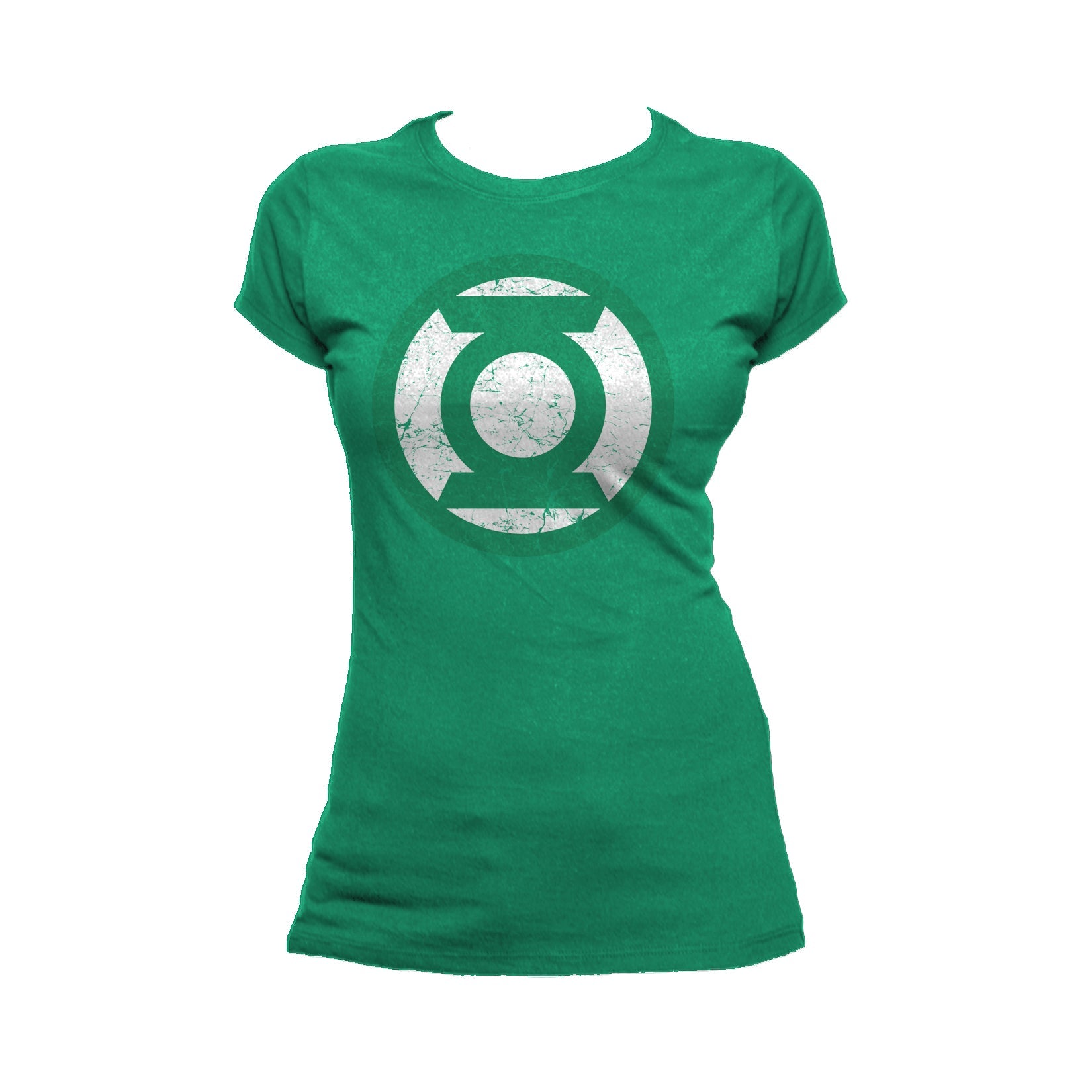 DC Comics  Lantern Distressed Logo Official Women's T-shirt