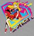 DC Super Hero Girls Supergirl Logo Drips Official Kid's T-Shirt ()