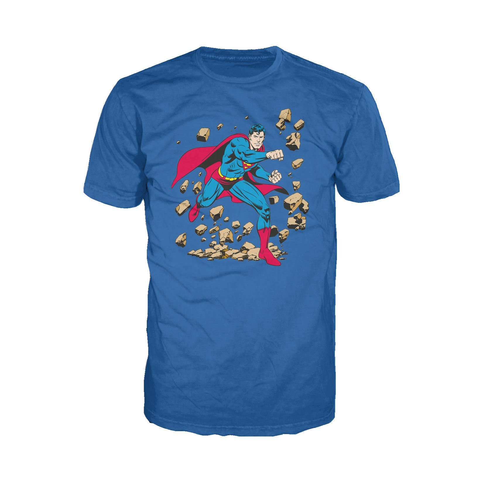 DC Comics Superman Character Classic Smash Official Men's T-shirt