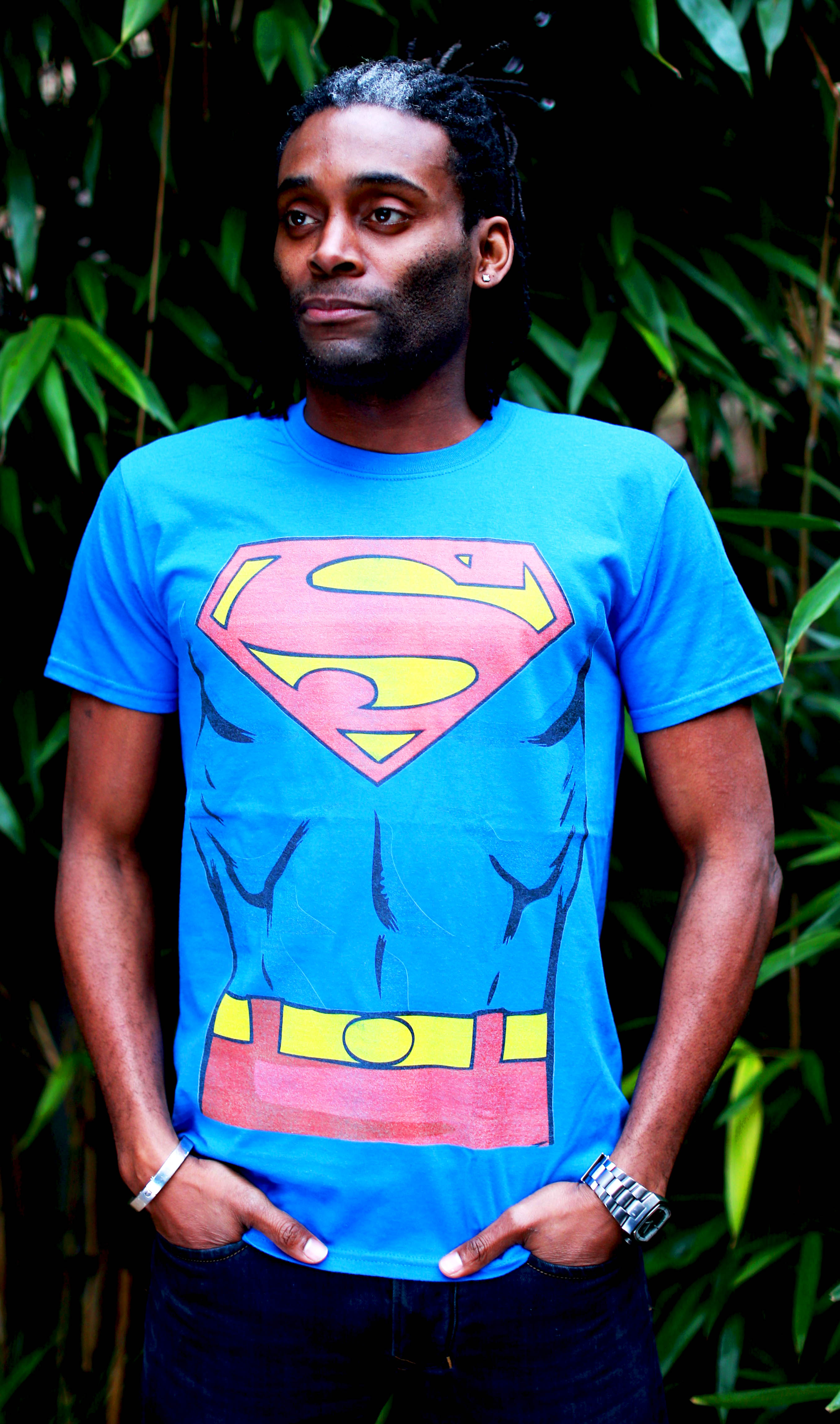 DC Comics Superman Cosplay Official Men's T-shirt ()