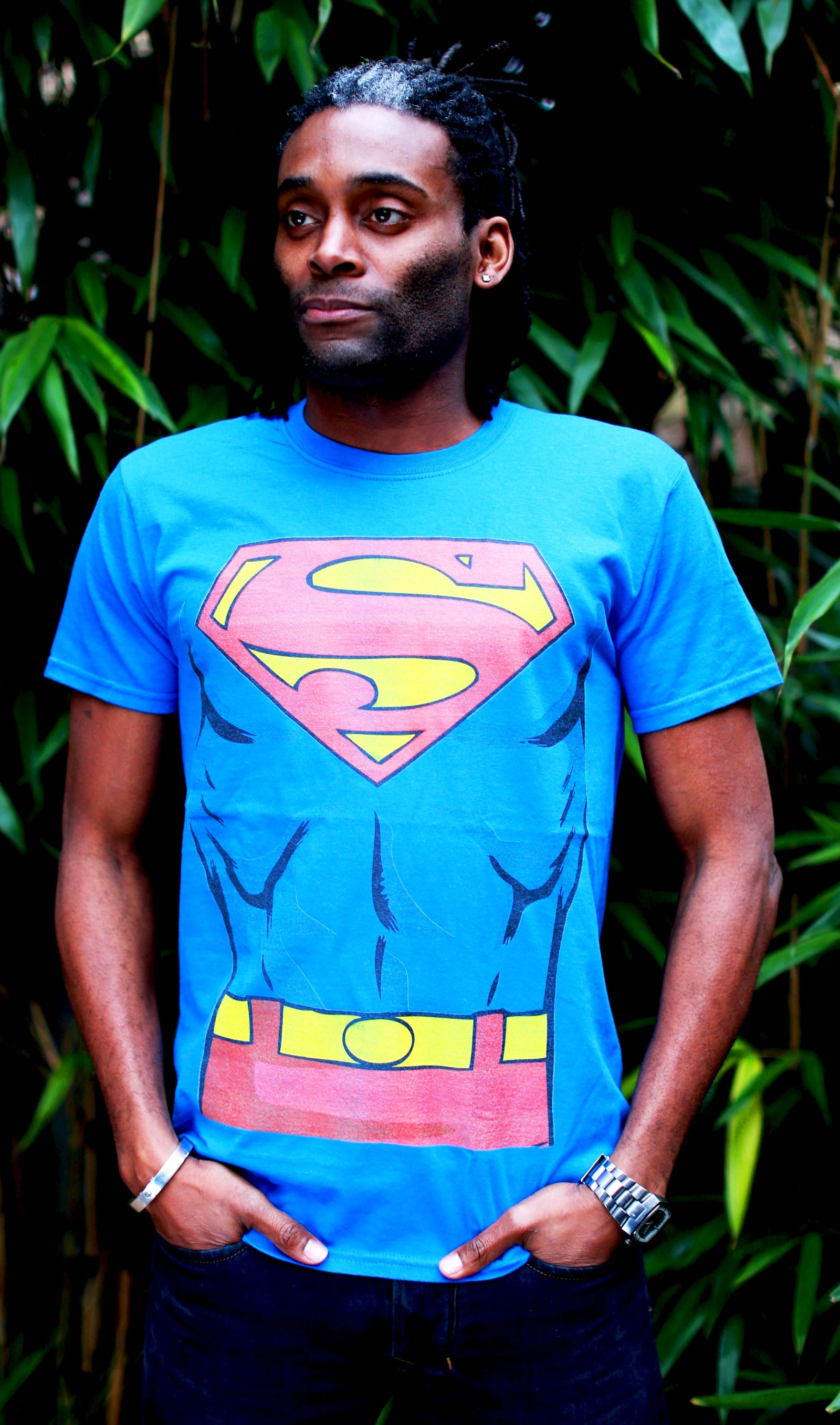 DC Comics Superman Cosplay Official Men's T-shirt ()