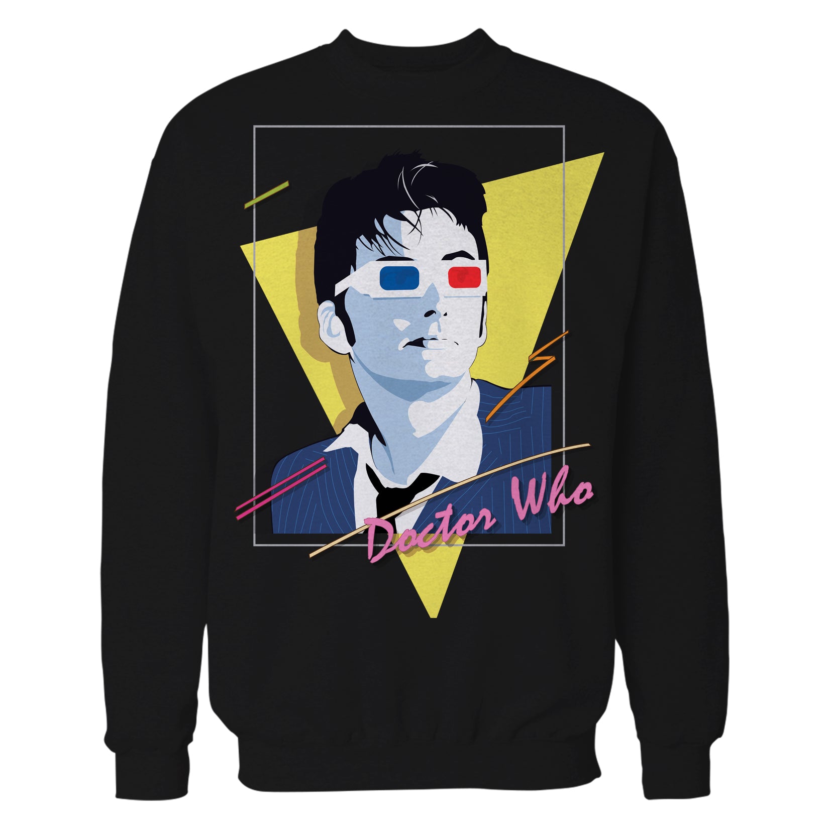 Doctor Who 80s Tenant Nagel Official Sweatshirt