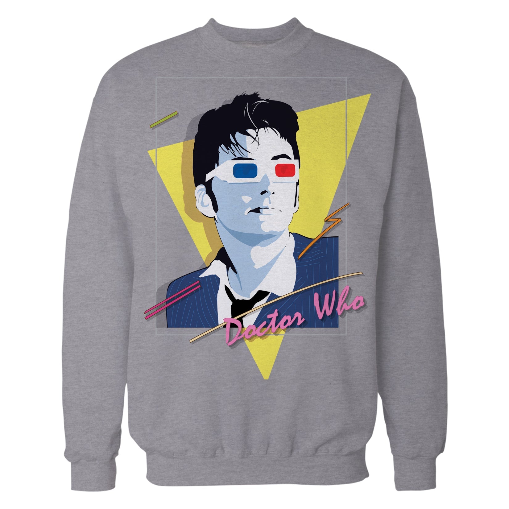 Doctor Who 80s Tenant Nagel Official Sweatshirt