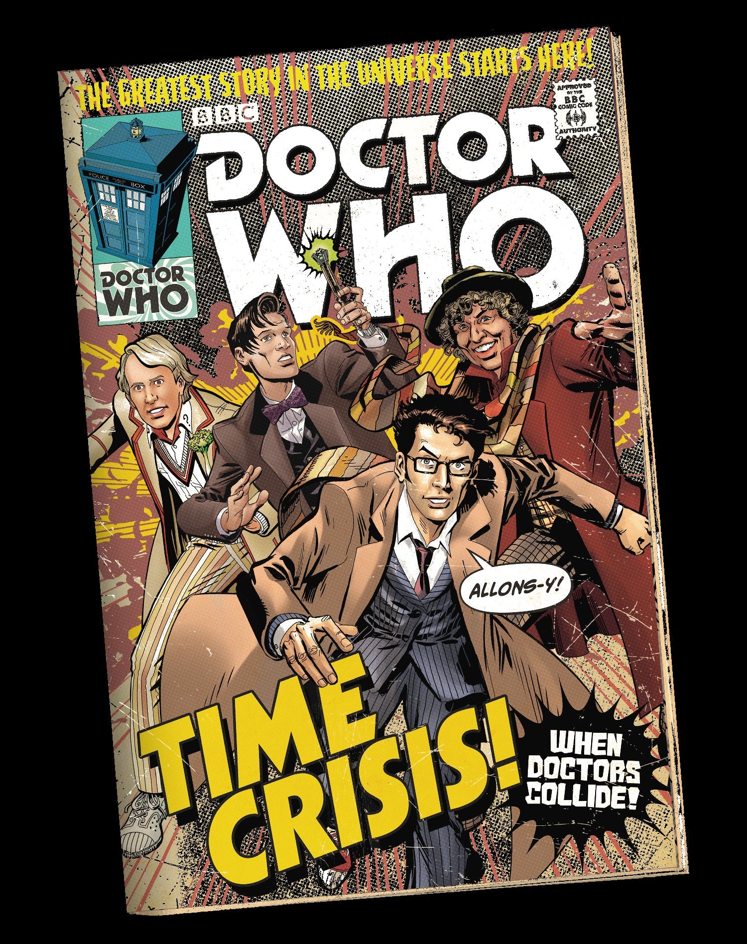 Doctor Who Comic Time Crisis Official Women's T-shirt