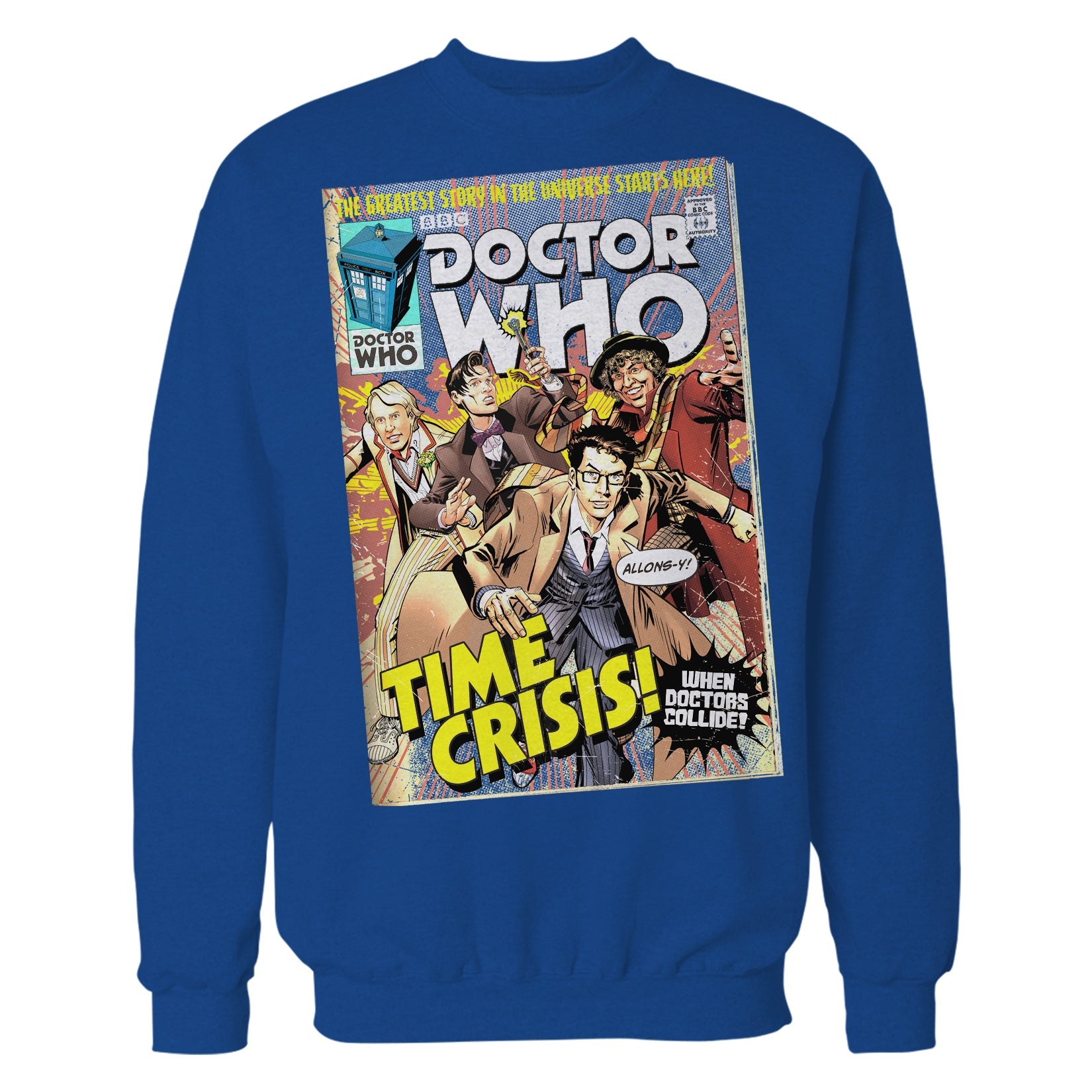 Doctor Who Comic Time Crisis Official Sweatshirt