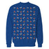 Doctor Who Pattern Tardis Dalek Official Sweatshirt