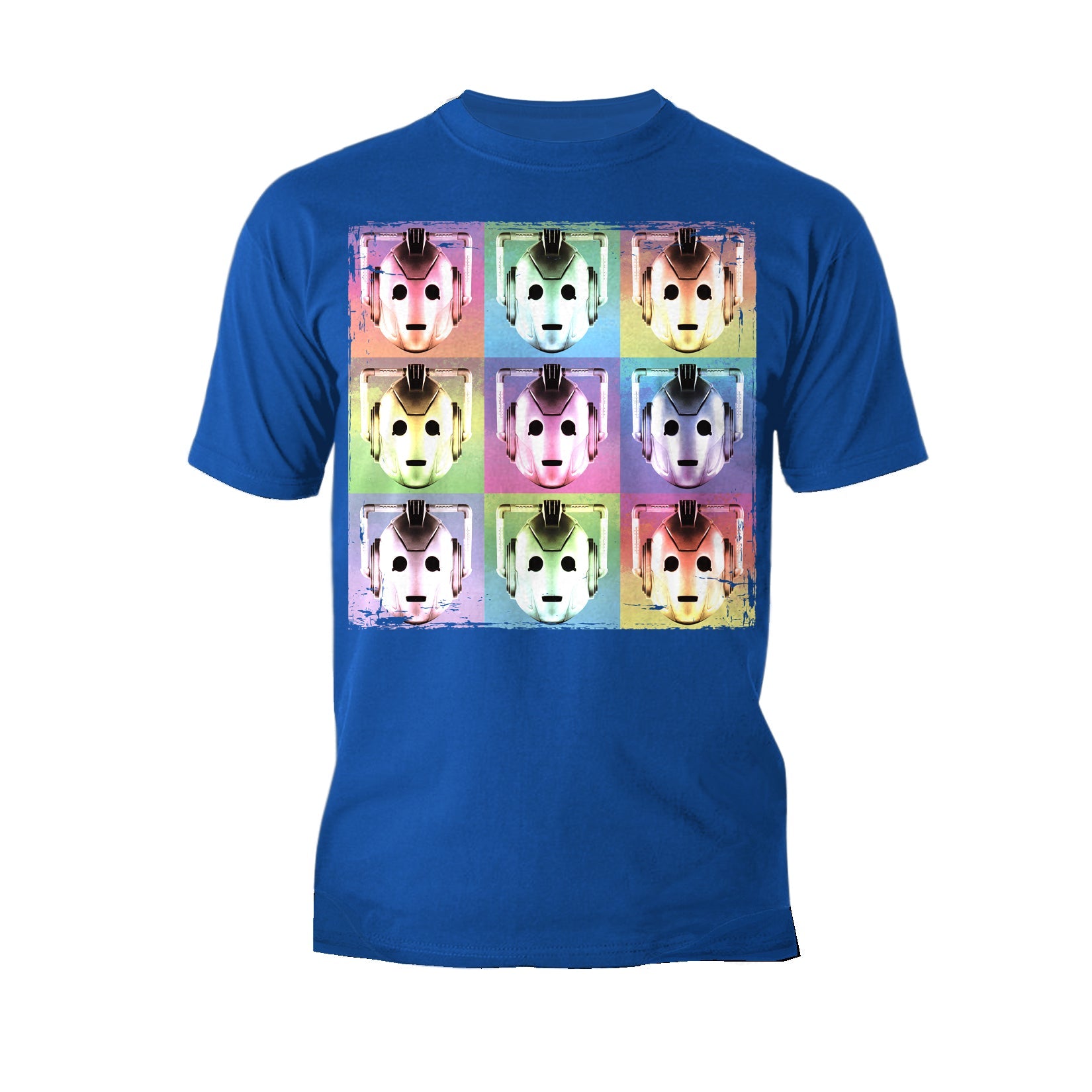 Doctor Who Pop Art Cybermen Official Men's T-shirt