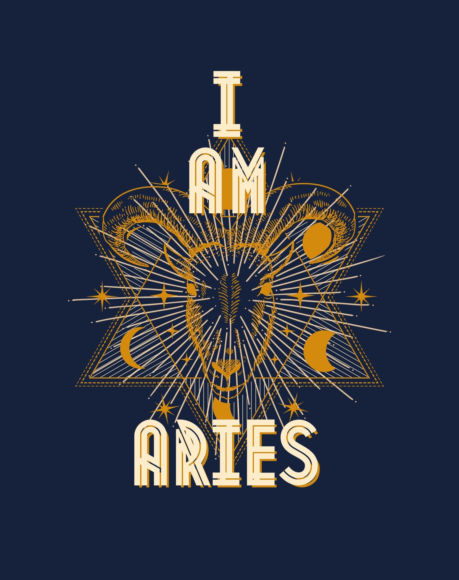 UA Supreme Star Sign Aries Ram Men's T-shirt ()