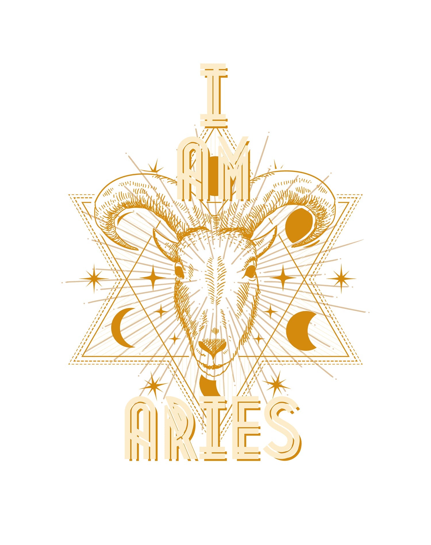 UA Supreme Star Sign Aries Ram Men's T-shirt ()