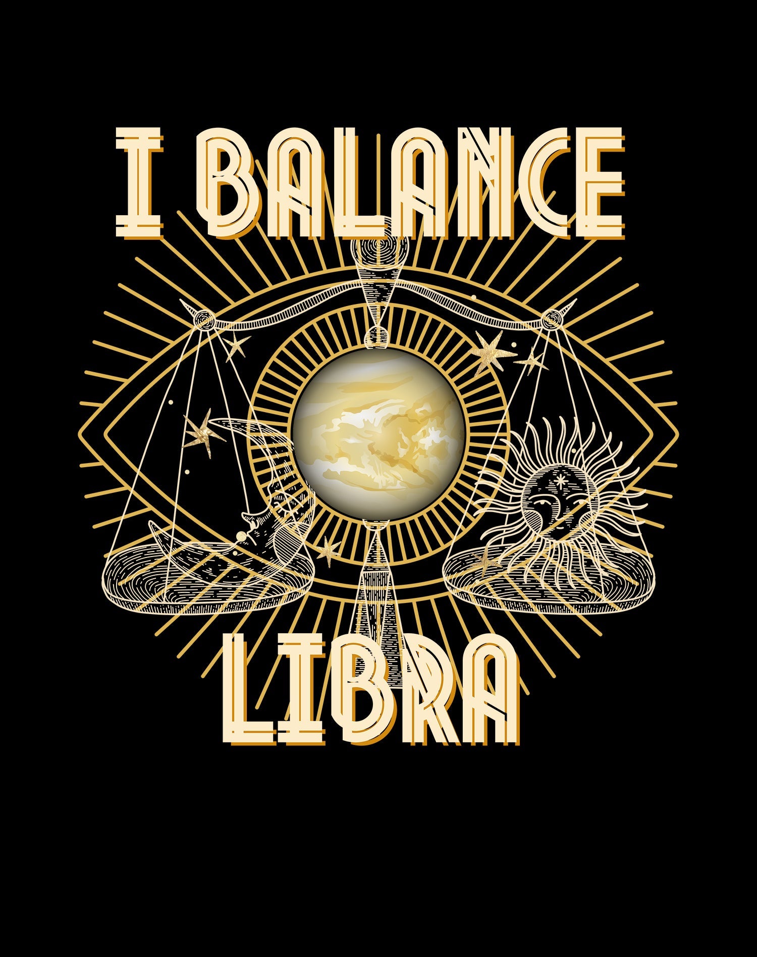 UA Supreme Star Sign Libra Eye Men's T-shirt ()