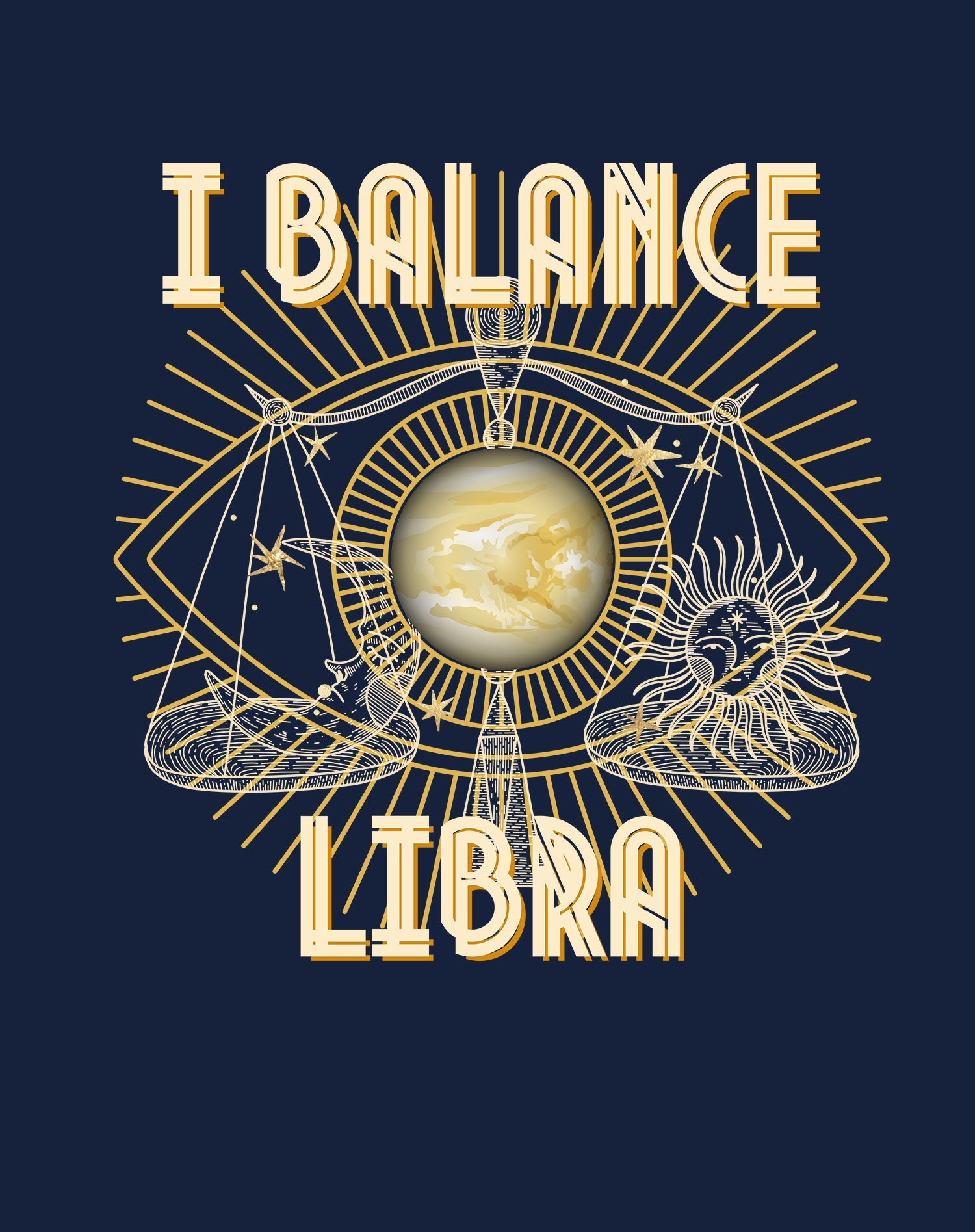 UA Supreme Star Sign Libra Eye Men's T-shirt ()