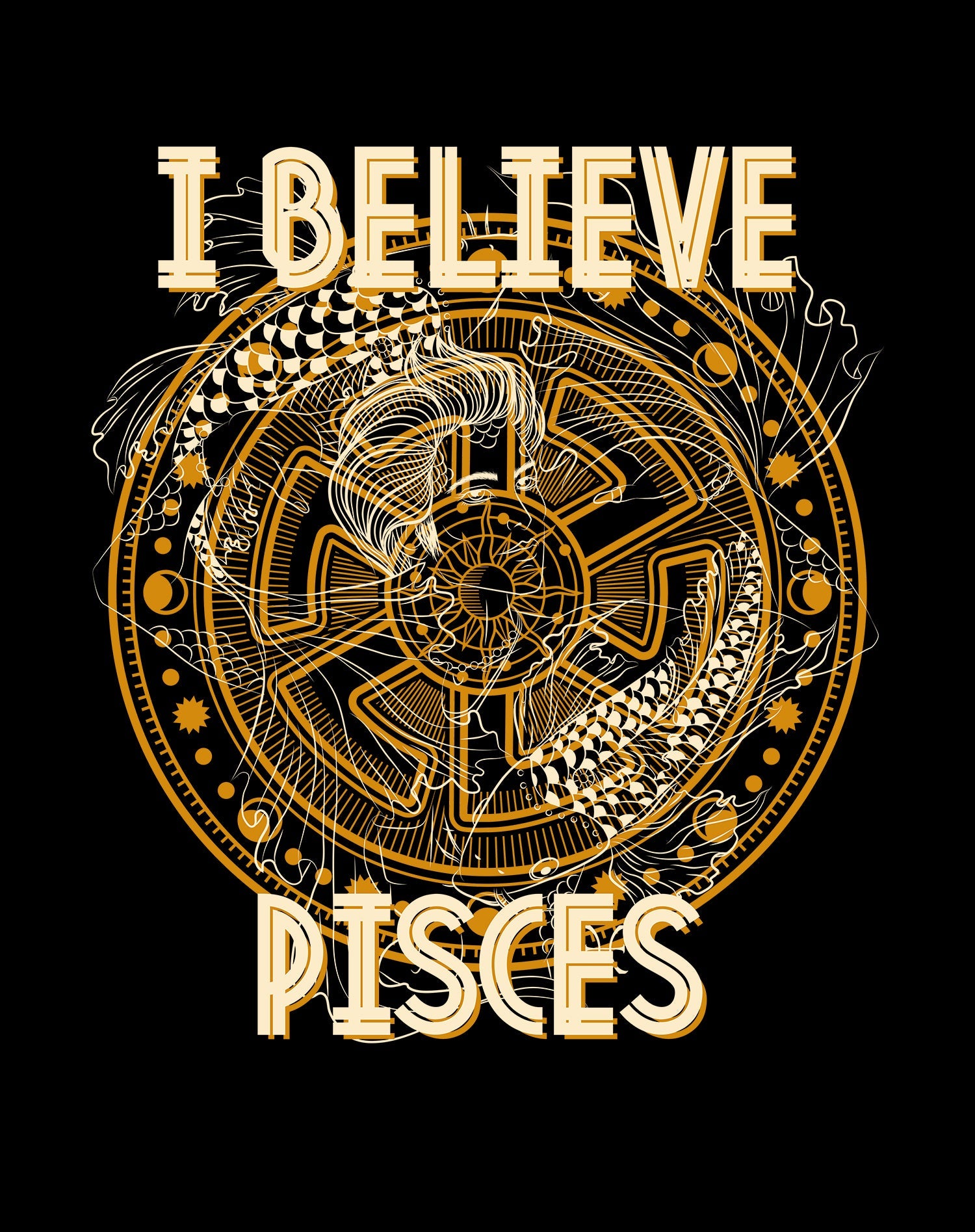 UA Supreme Star Sign Pisces Disk Men's T-shirt ()