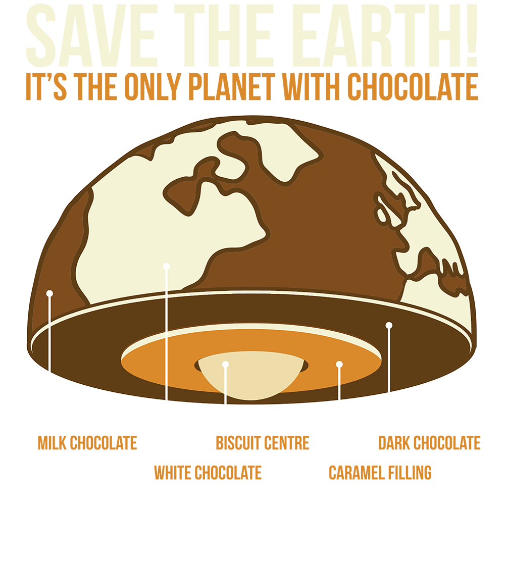 Weird Science Save The Earth - Chocolate Official Men's T-Shirt ()